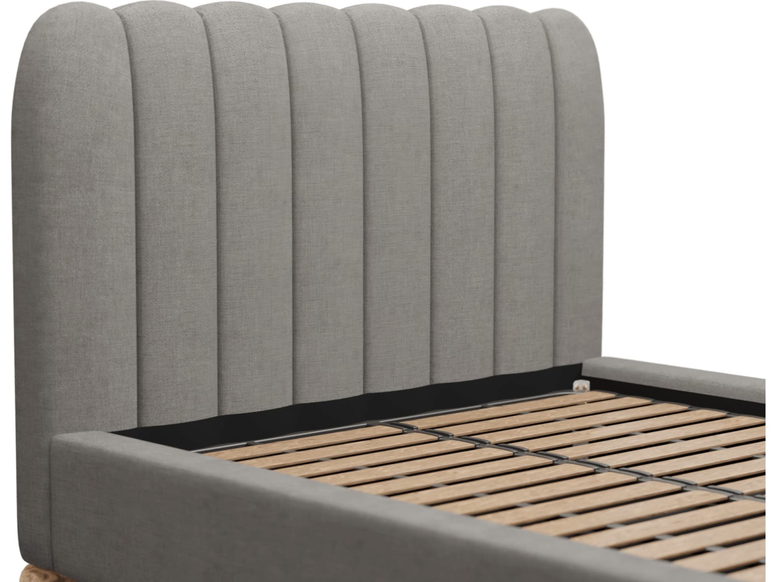 Maeve Bed Isla Soft Grey color Isla Soft Grey