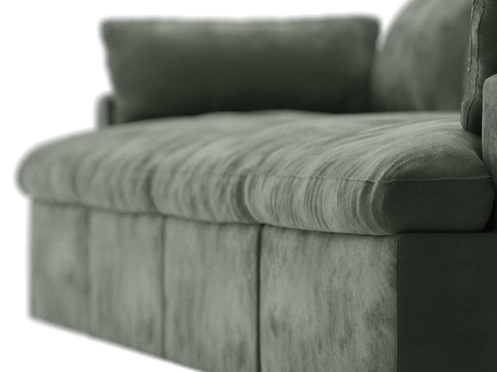 Retreat Muse Forest Modular Sofa - 4 Piece color Muse Forest