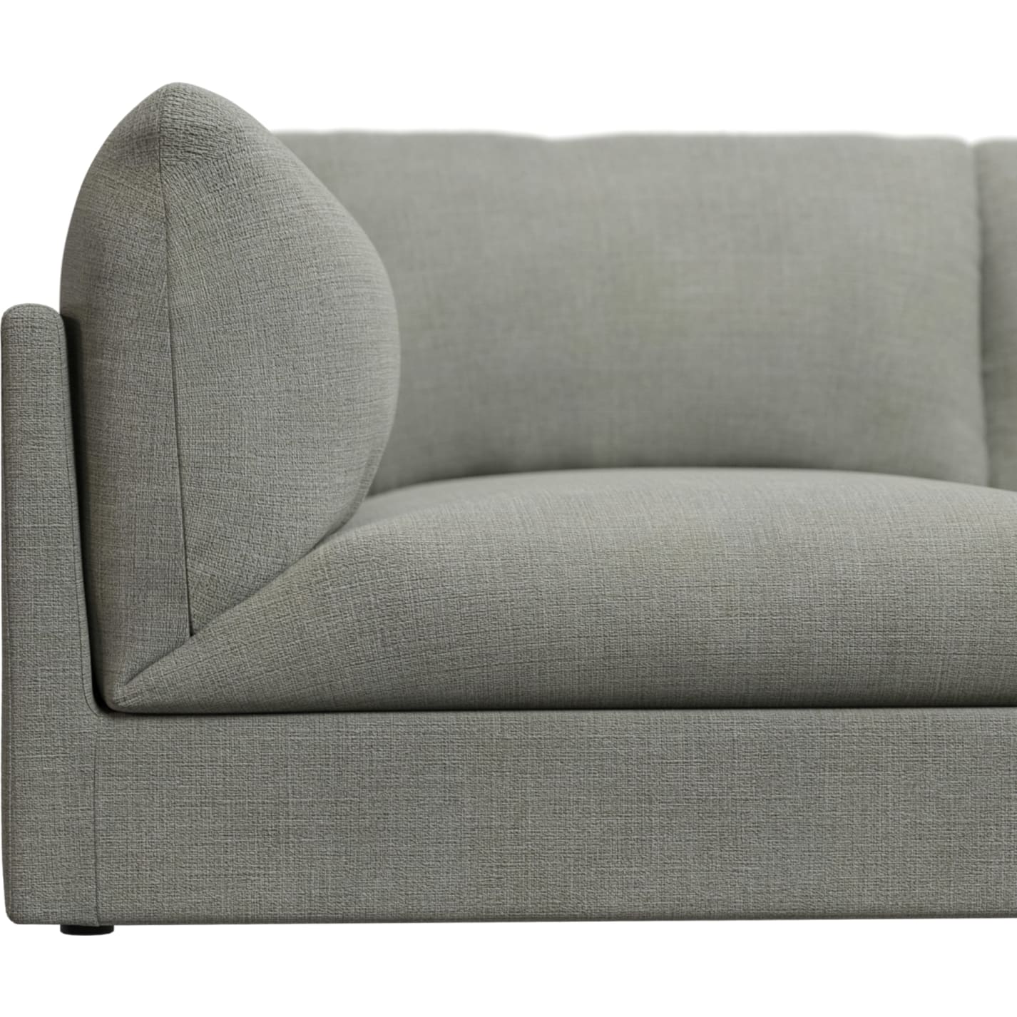 Finley Toorak Pebble Modular Sofa - 4 Seater color Toorak Pebble