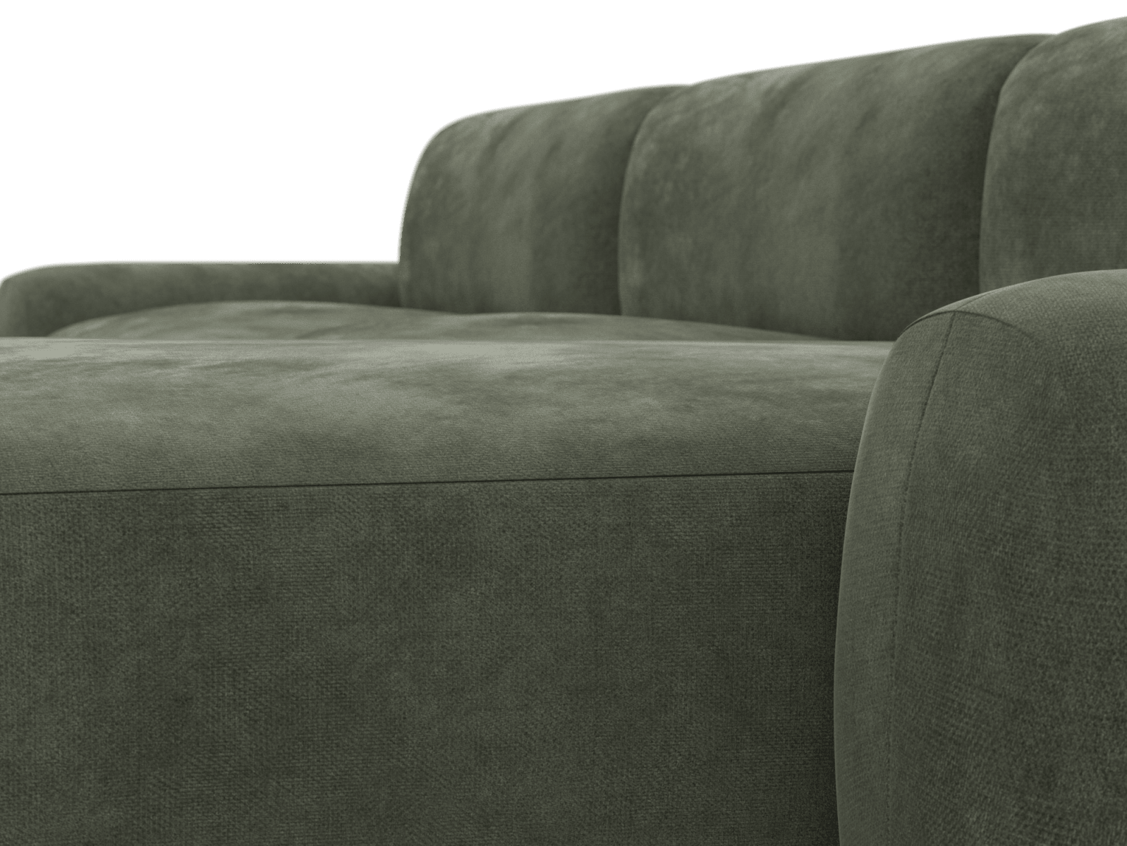 Beckett Muse Forest Modular Chaise Sofa - 3 Seater color Muse Forest