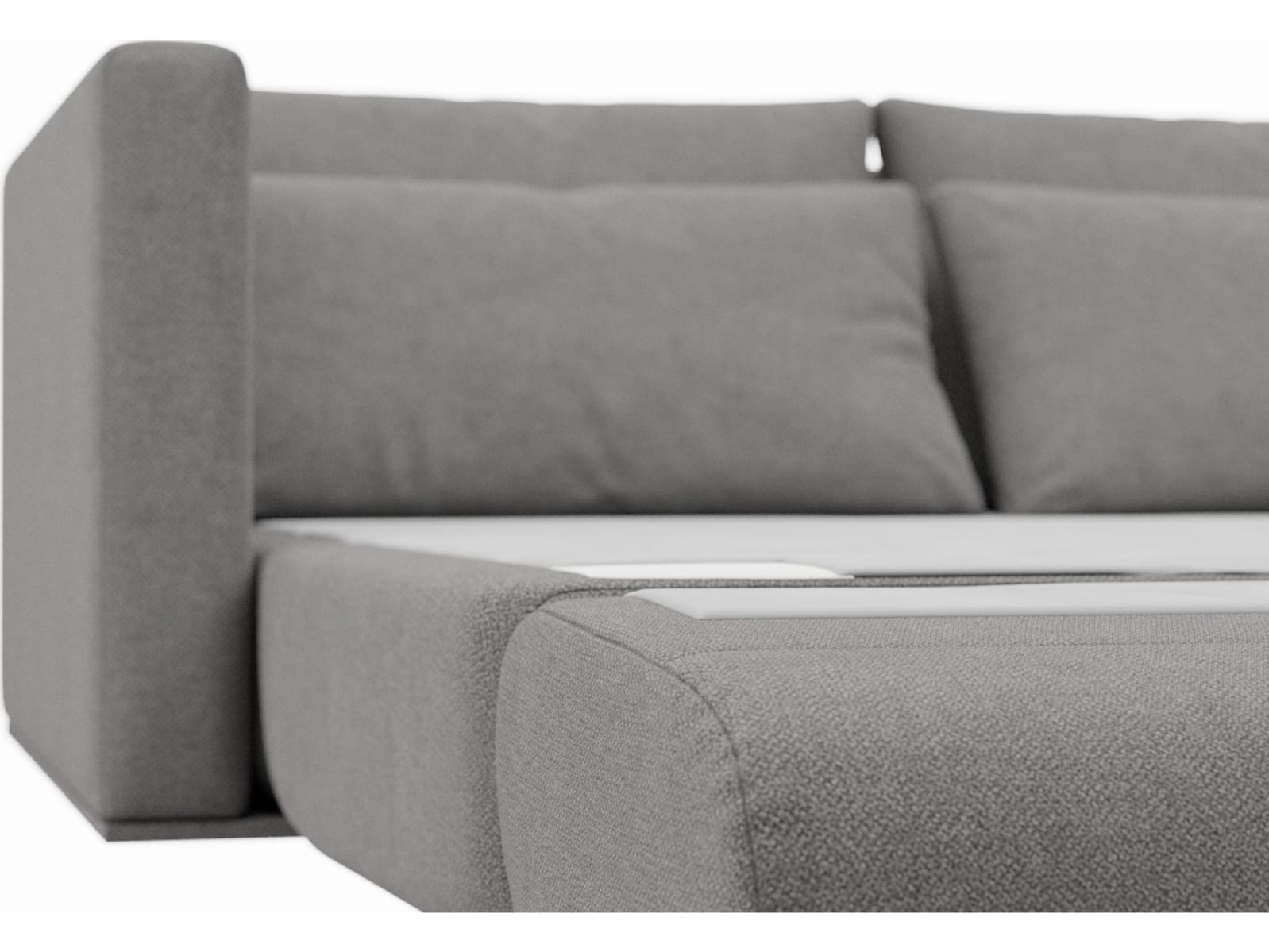 Porter California Slate 2-Seater Sofa Bed color California Slate