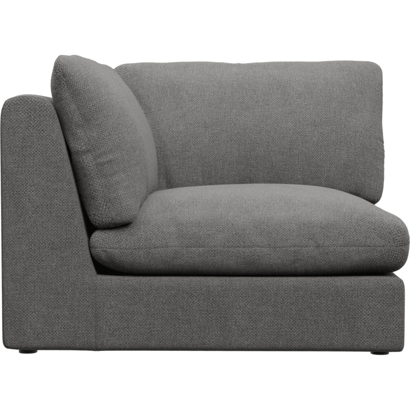 Ludlow California Slate Corner Sofa Chair Module color California Slate