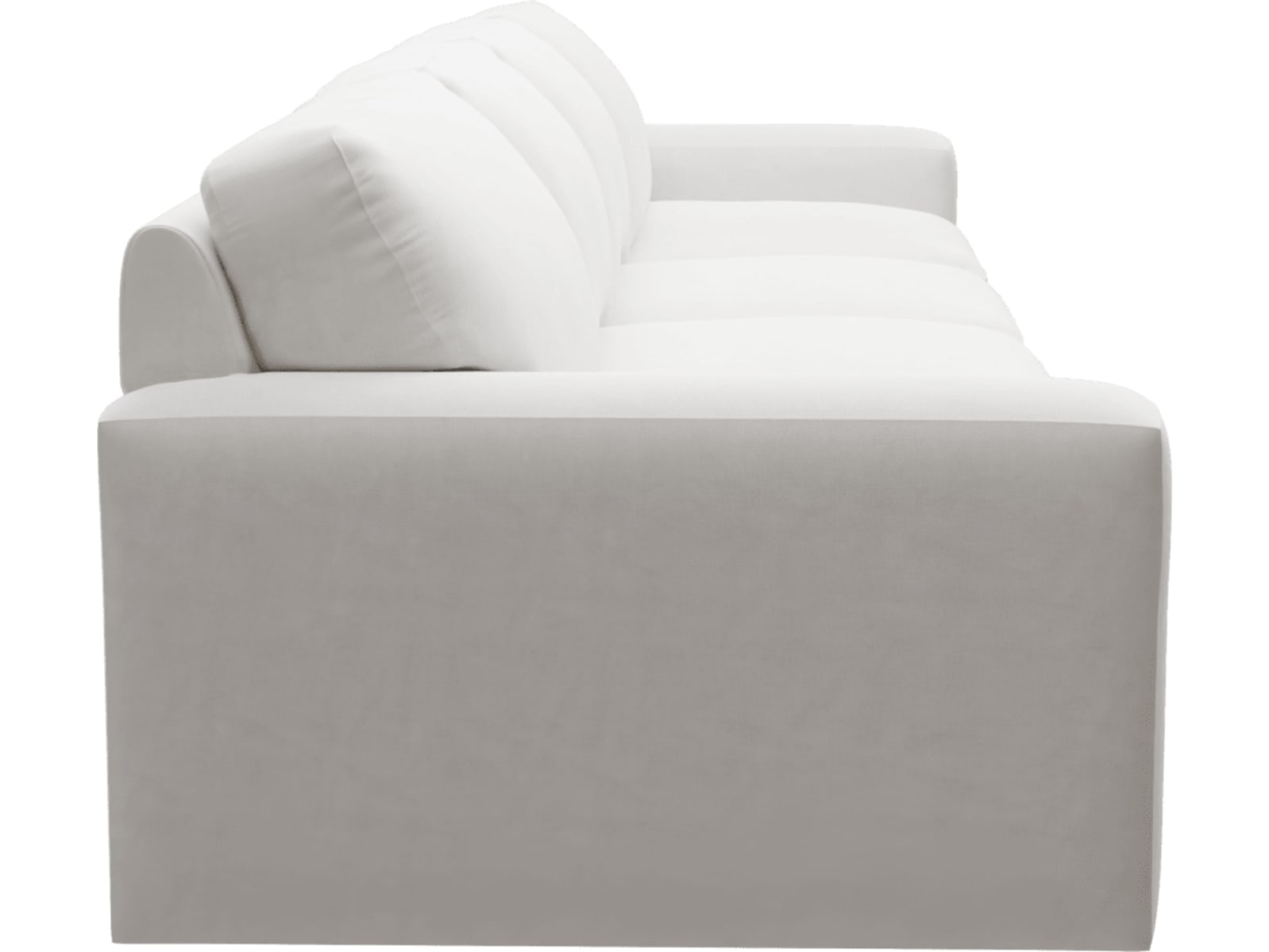 Monica Muse Frost Sofa - 4 Seater color Muse Frost