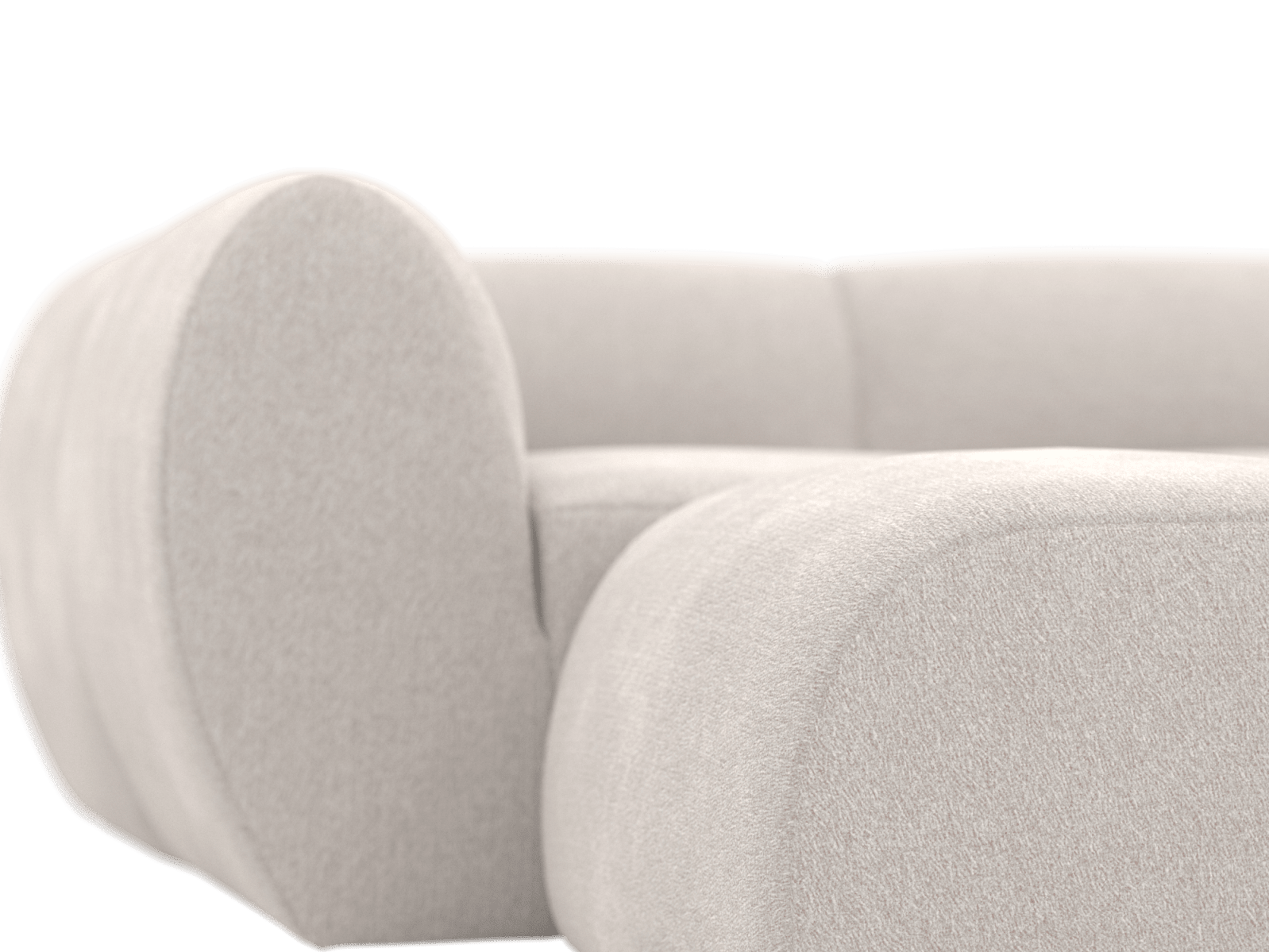 Malmo Toorak Pearl Sofa - 5 Seater LAF Terminal color Toorak Pearl