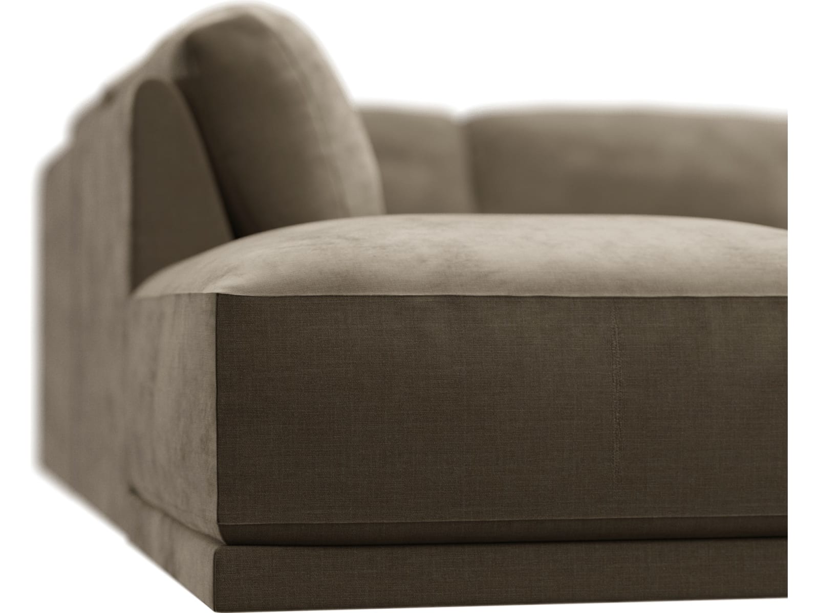 Emily Modular Sofa Tribute Walnut - 6 Piece color Tribute Walnut