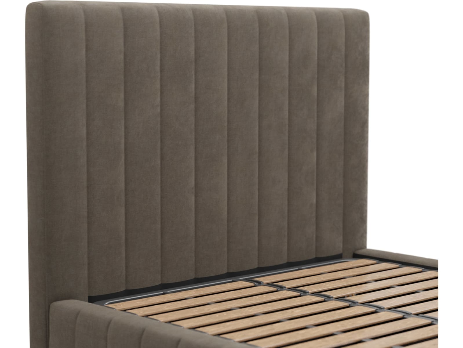 Brentwood Gas Lift Bed Muse Mink color Muse Mink