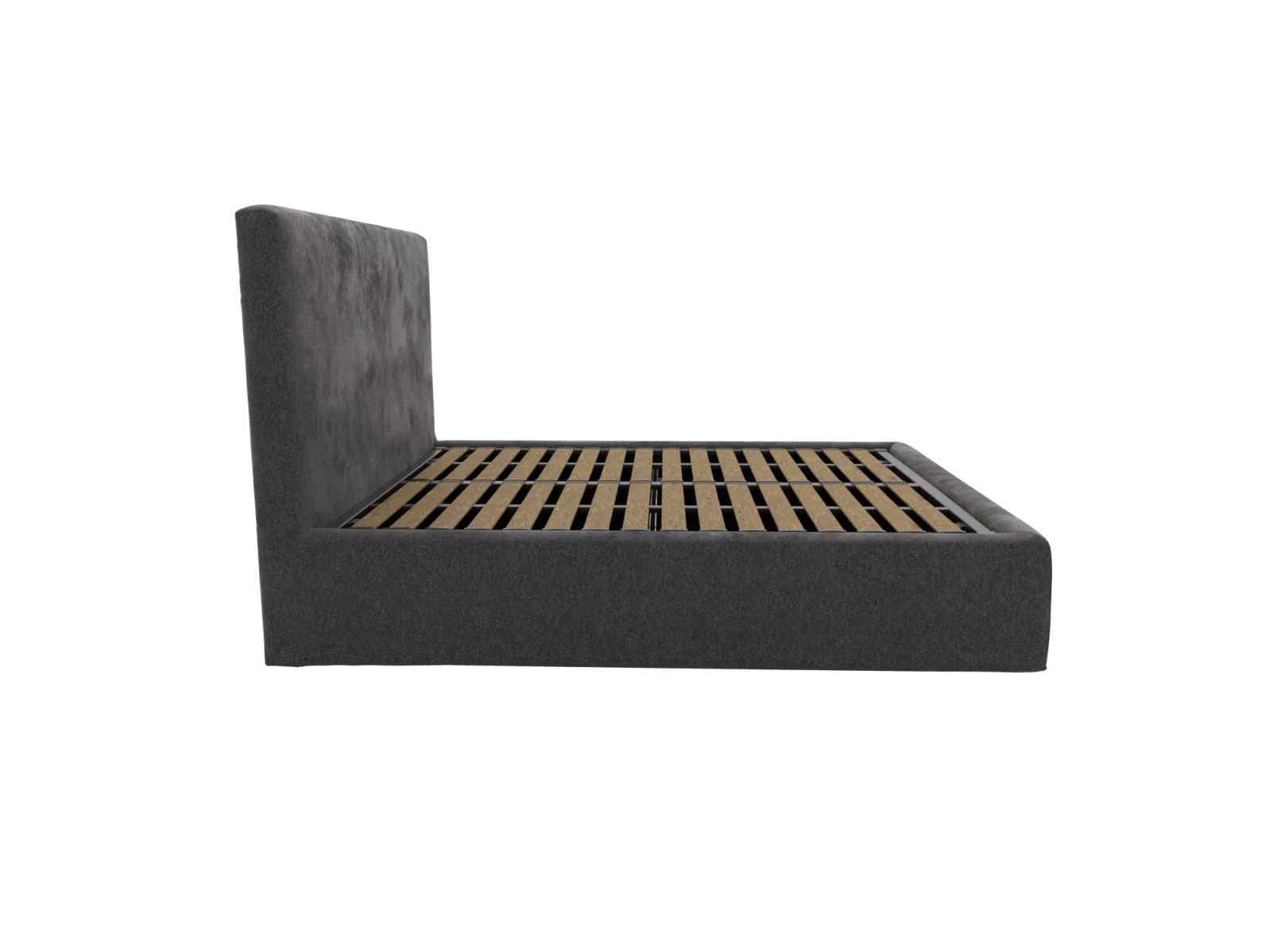 Willow Gas Lift Bed California Charcoal color California Charcoal