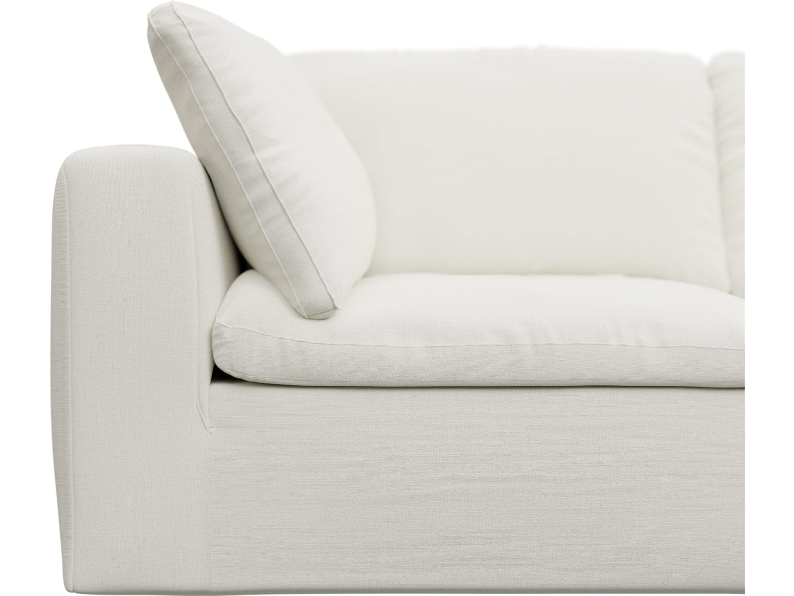 Cloud Deep Tribute Shell Modular Sofa - 6 Piece color Tribute Shell