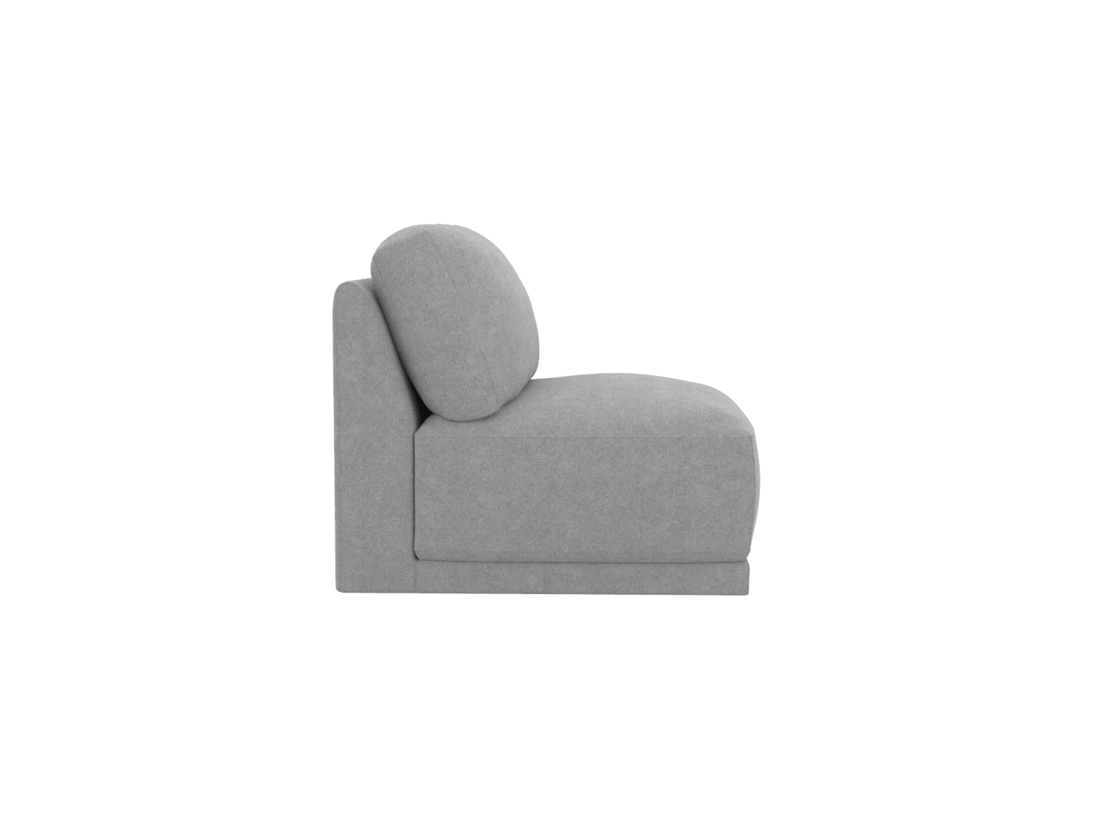 Emily Armless Chair Module California Slate color California Slate