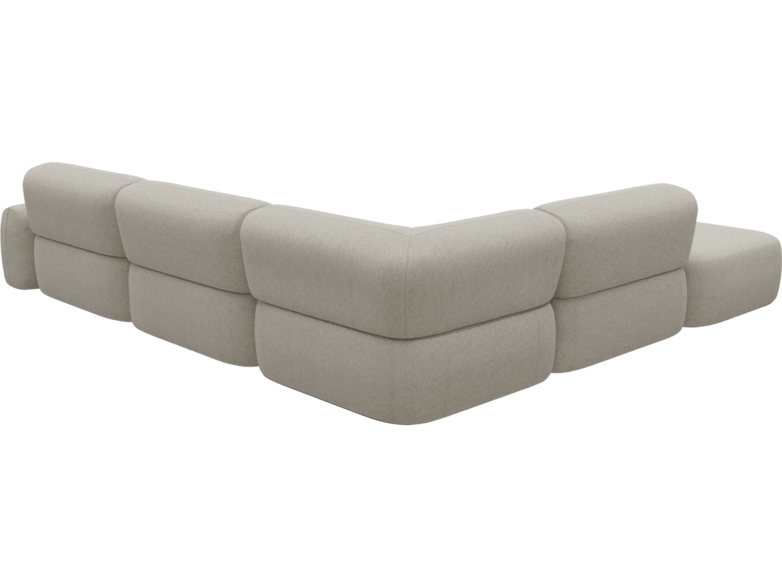 Beckett Noa Desert Modular Sofa - 6 Piece color Noa Desert