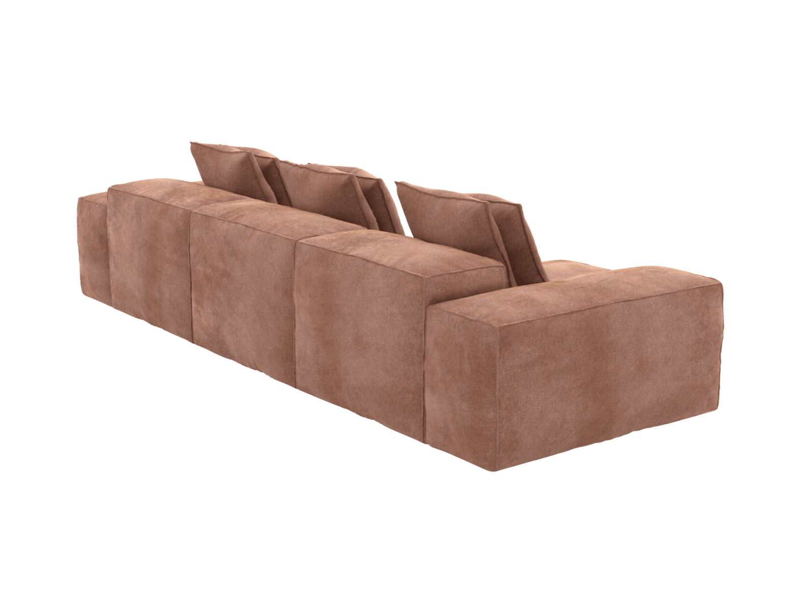 Riley Muse Dusk Modular Chaise Sofa - 3 Seater color Muse Dusk