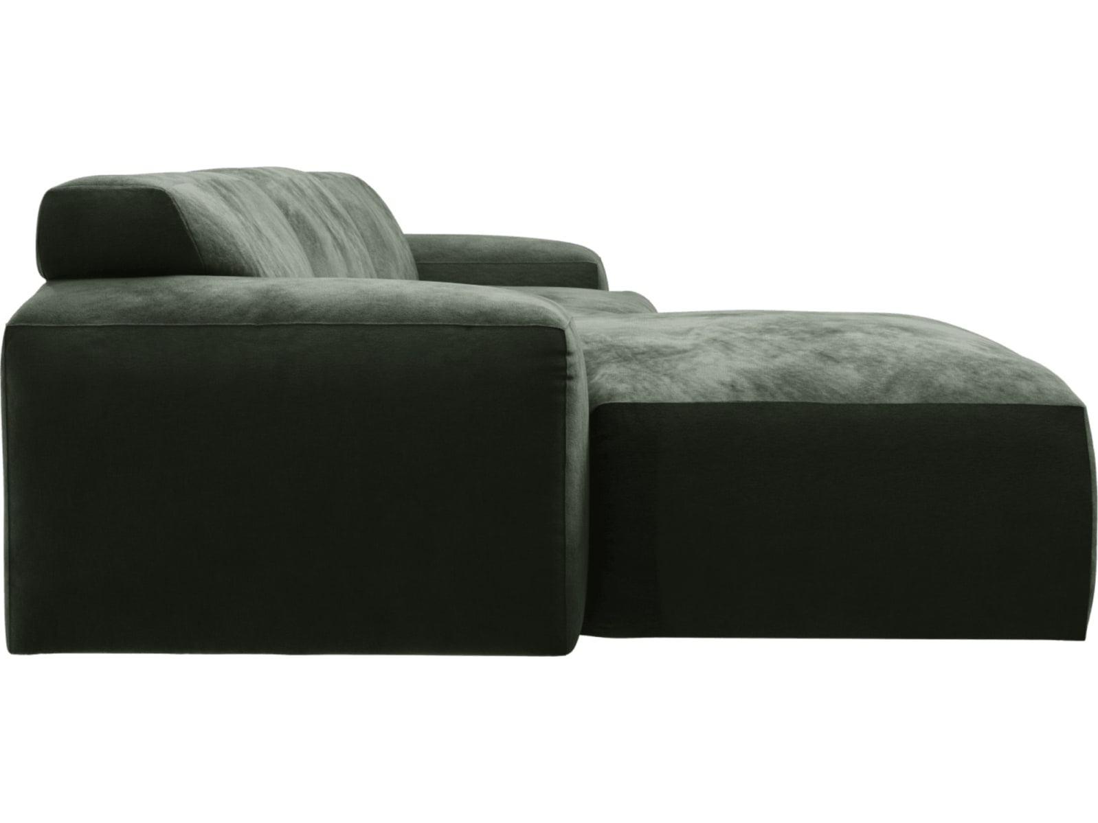 Copenhagen Muse Forest Chaise Sofa - 3 Seater color Muse Forest