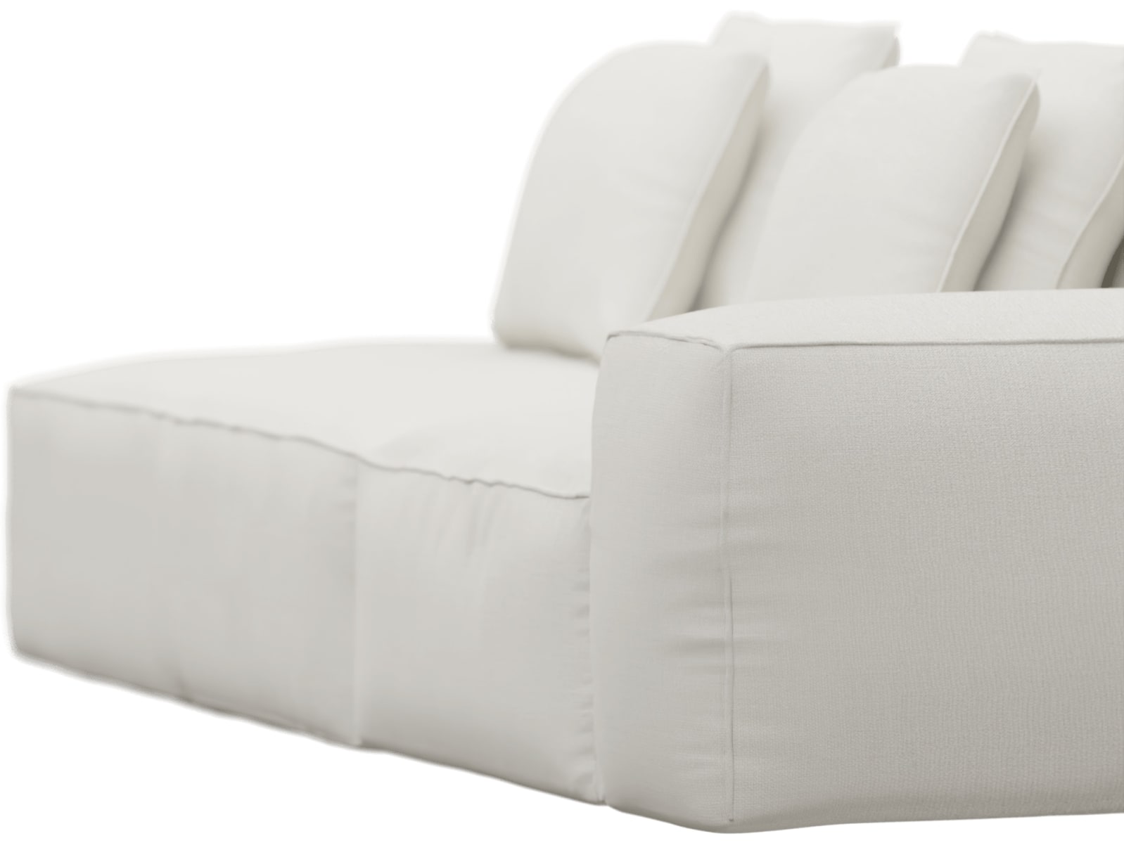 Riley Tribute Ice Modular Sofa - 1x Arm, 1x Armless, 1x Left Terminal color Tribute Ice