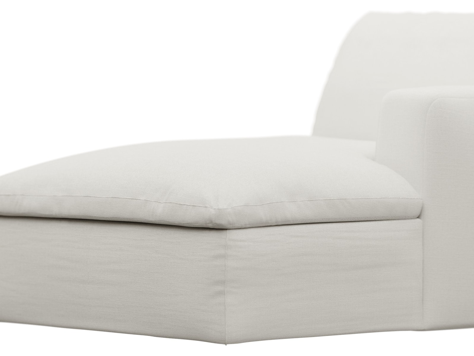 Cloud Deep Chaise Right Module Tribute Ice color Tribute Ice