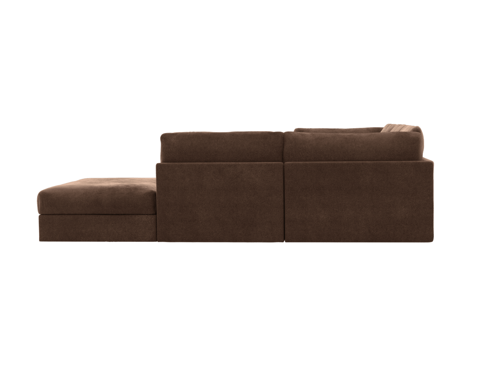 Finley Muse Chocolate Modular Sofa - 5 Seater RAF Terminal color Muse Chocolate