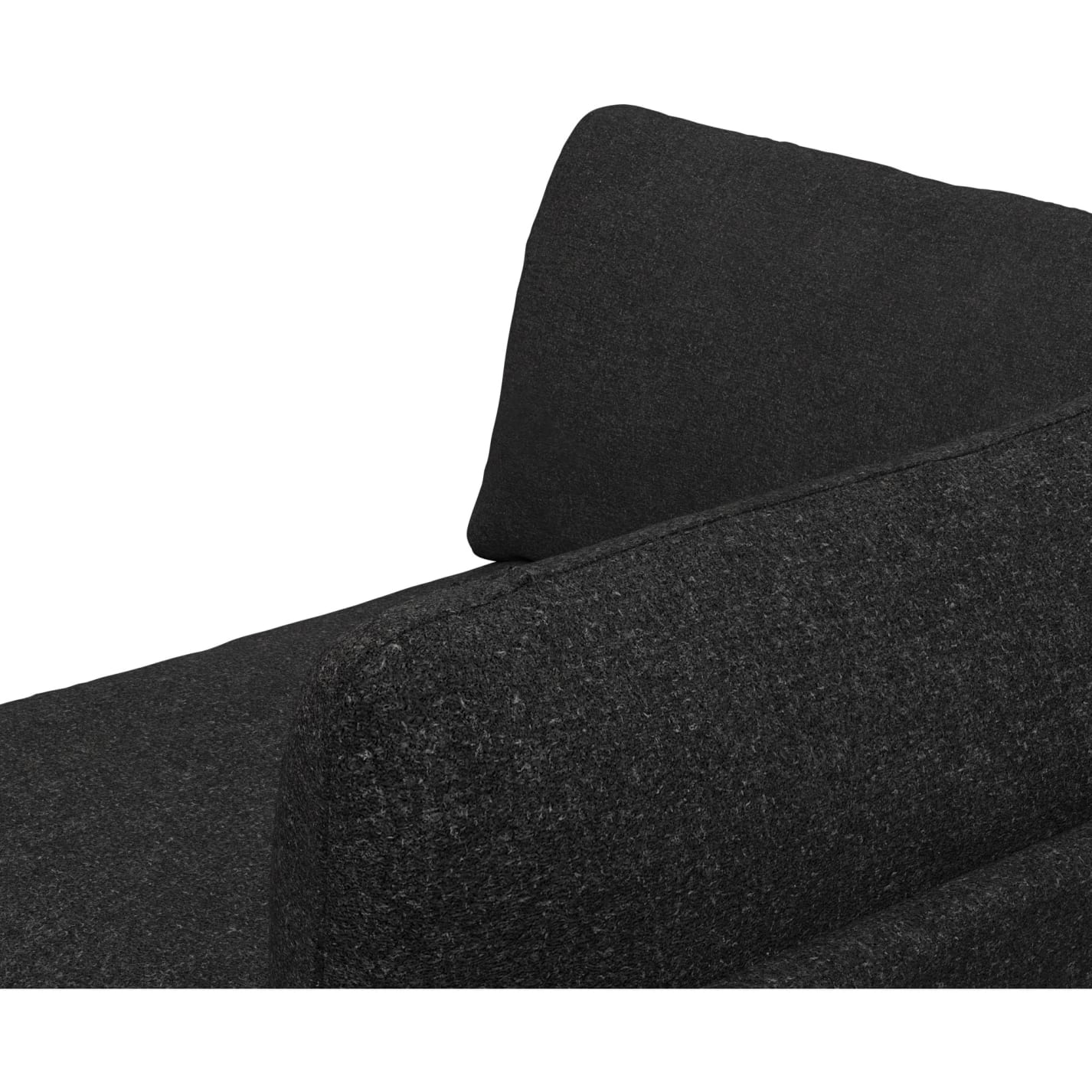 Finley California Charcoal Right Arm Facing Sofa Chair Module color California Charcoal