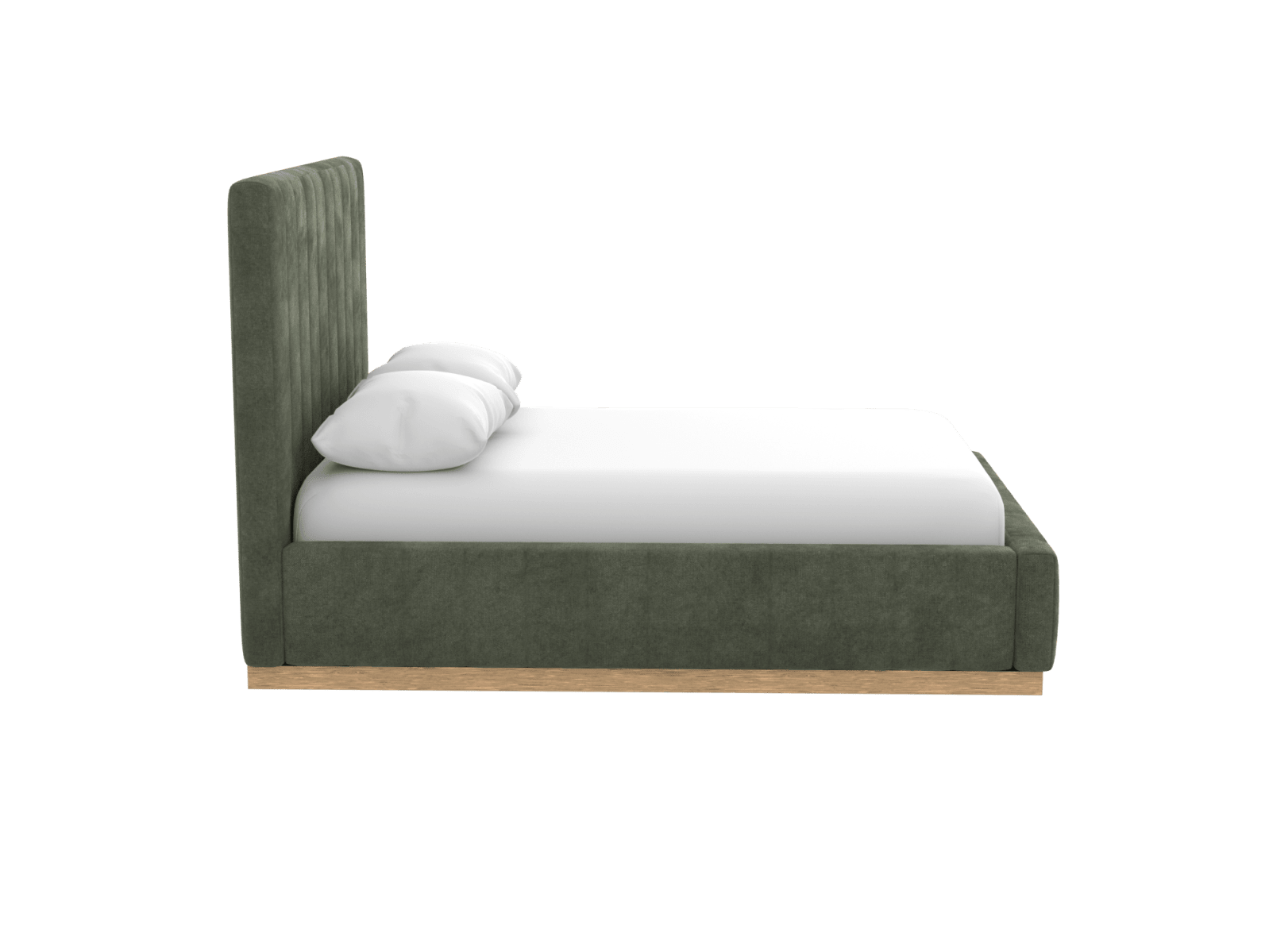 Brentwood Gas Lift Bed Muse Forest color Muse Forest