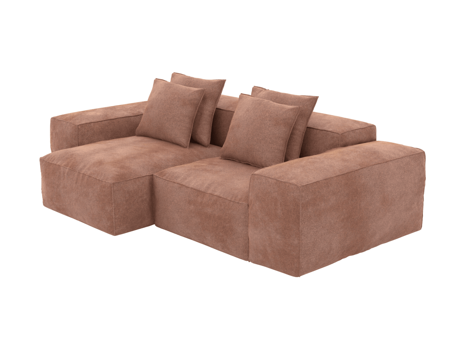 Riley Muse Dusk Modular Chaise Sofa - 2 Seater color Muse Dusk
