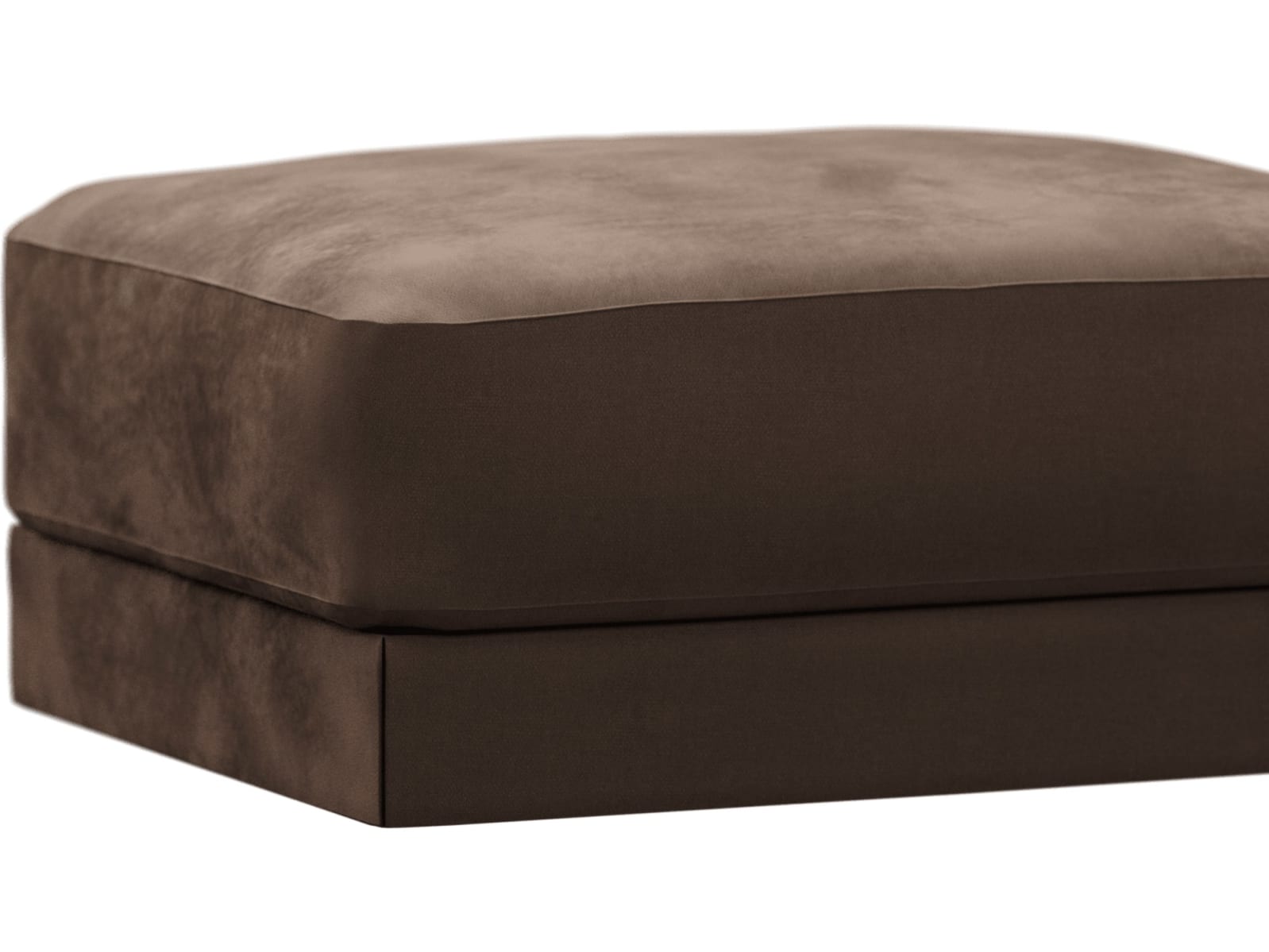 Monica Muse Chocolate Ottoman color Muse Chocolate