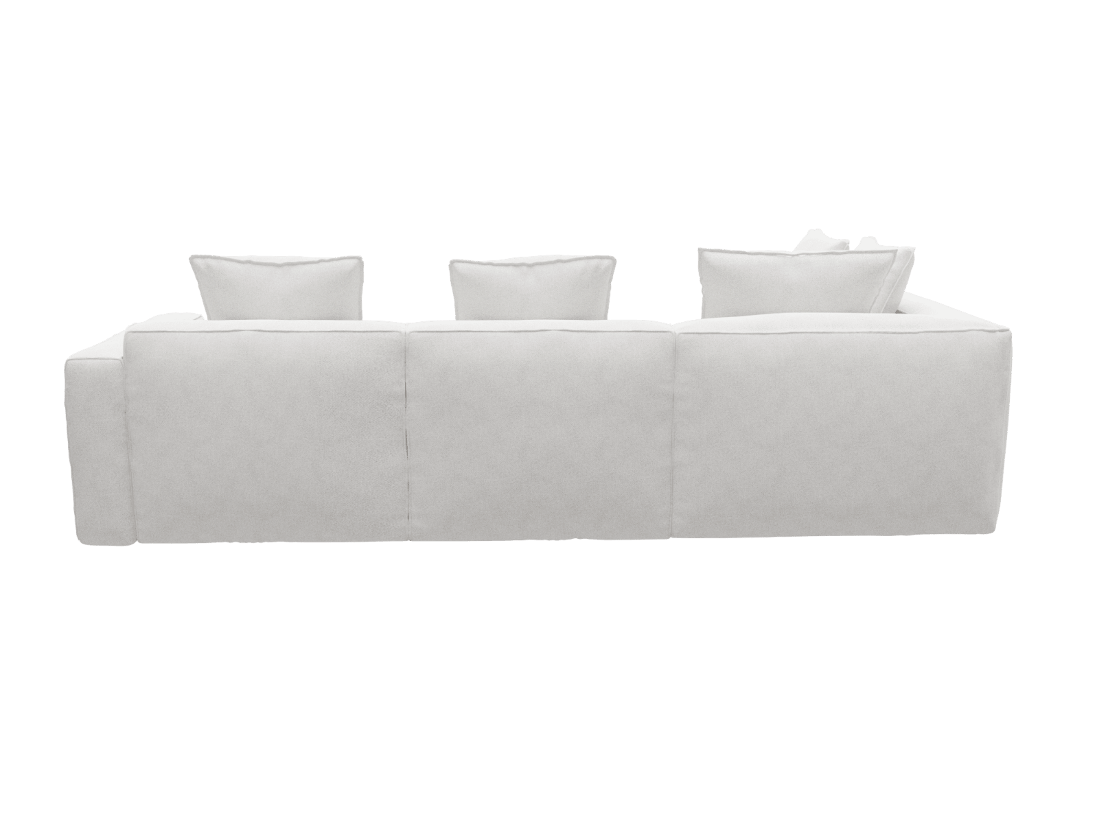 Riley Apt Noa Fog Corner Sofa - 4 Seater LAF Terminal color Noa Fog