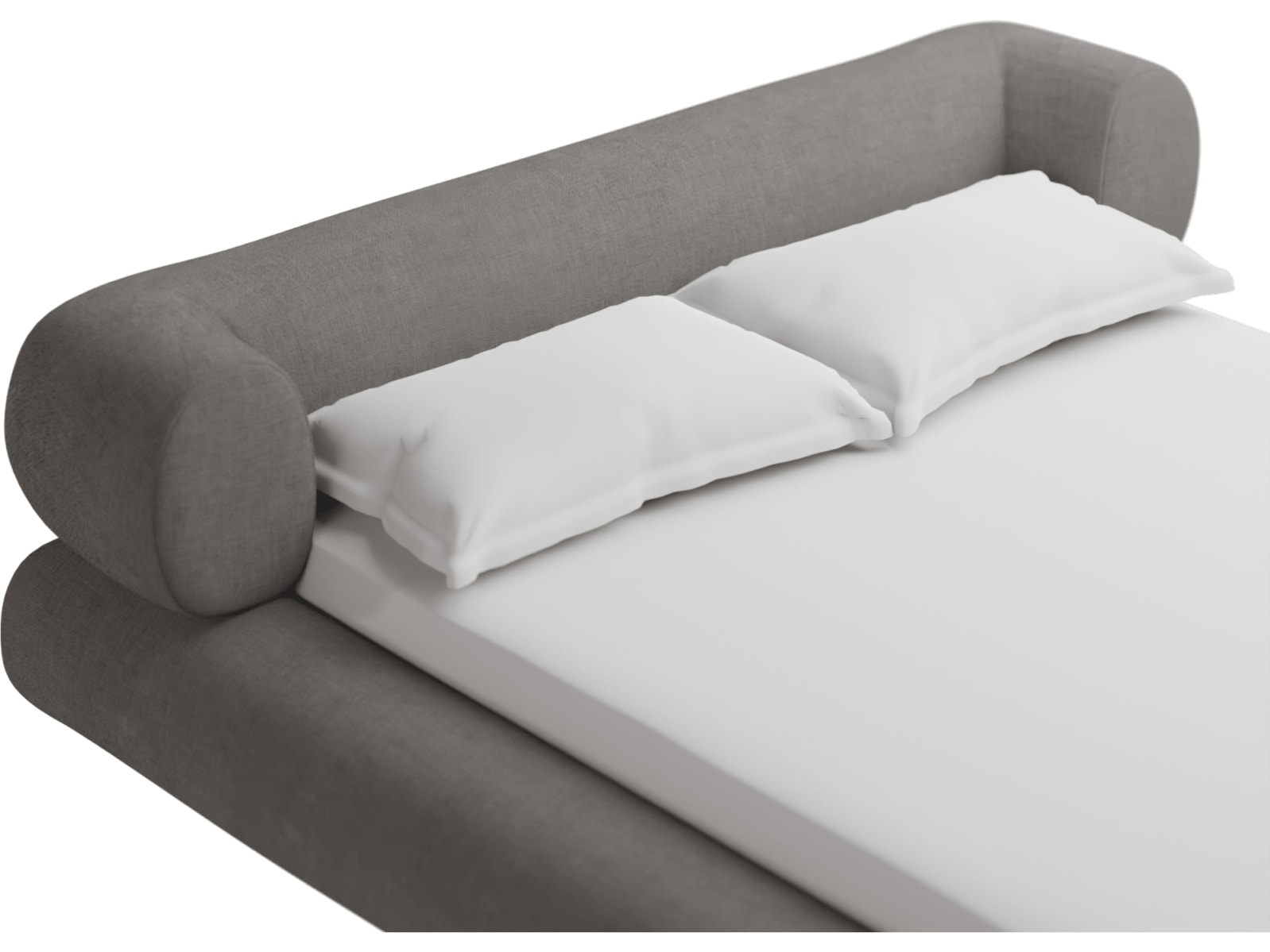 Frankie Bed Isla Soft Grey color Isla Soft Grey