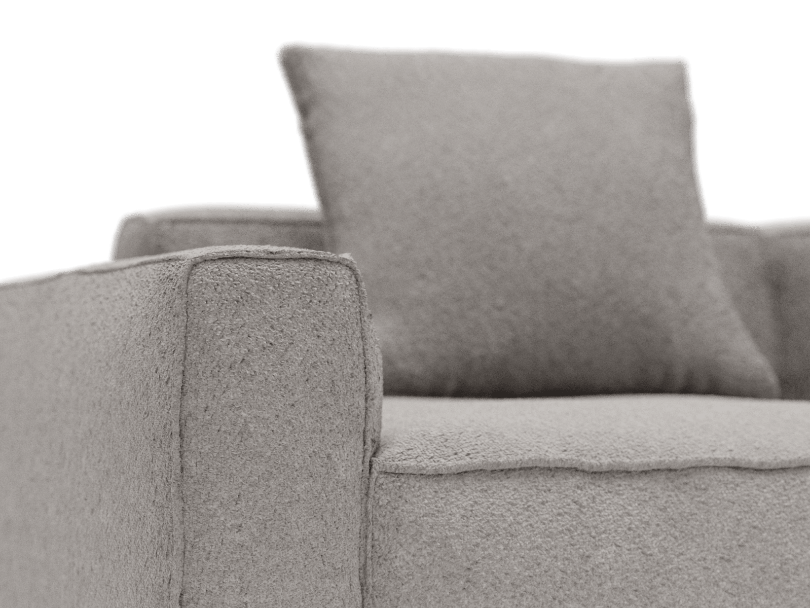 Riley Apt Boucle Pumice Sofa - 2 Seater color Boucle Pumice