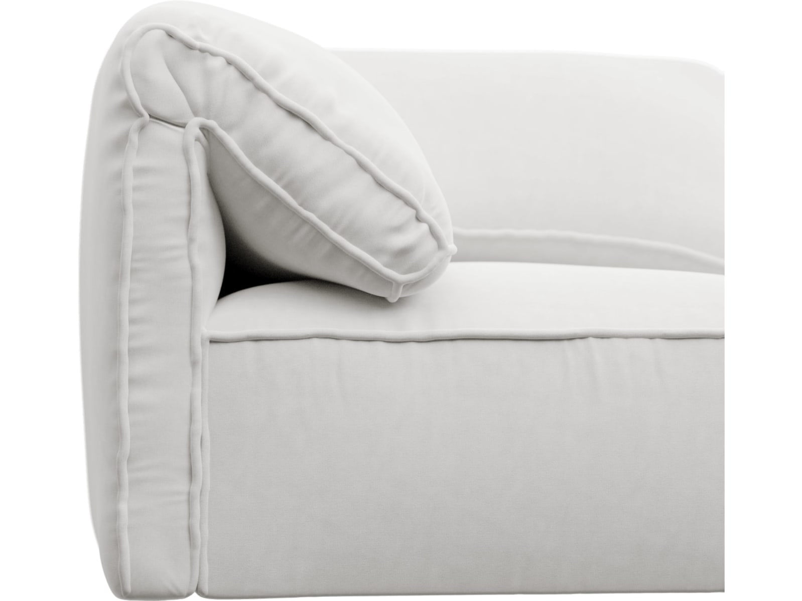 Kai Muse Frost Modular Sofa - 5 Seater color Muse Frost