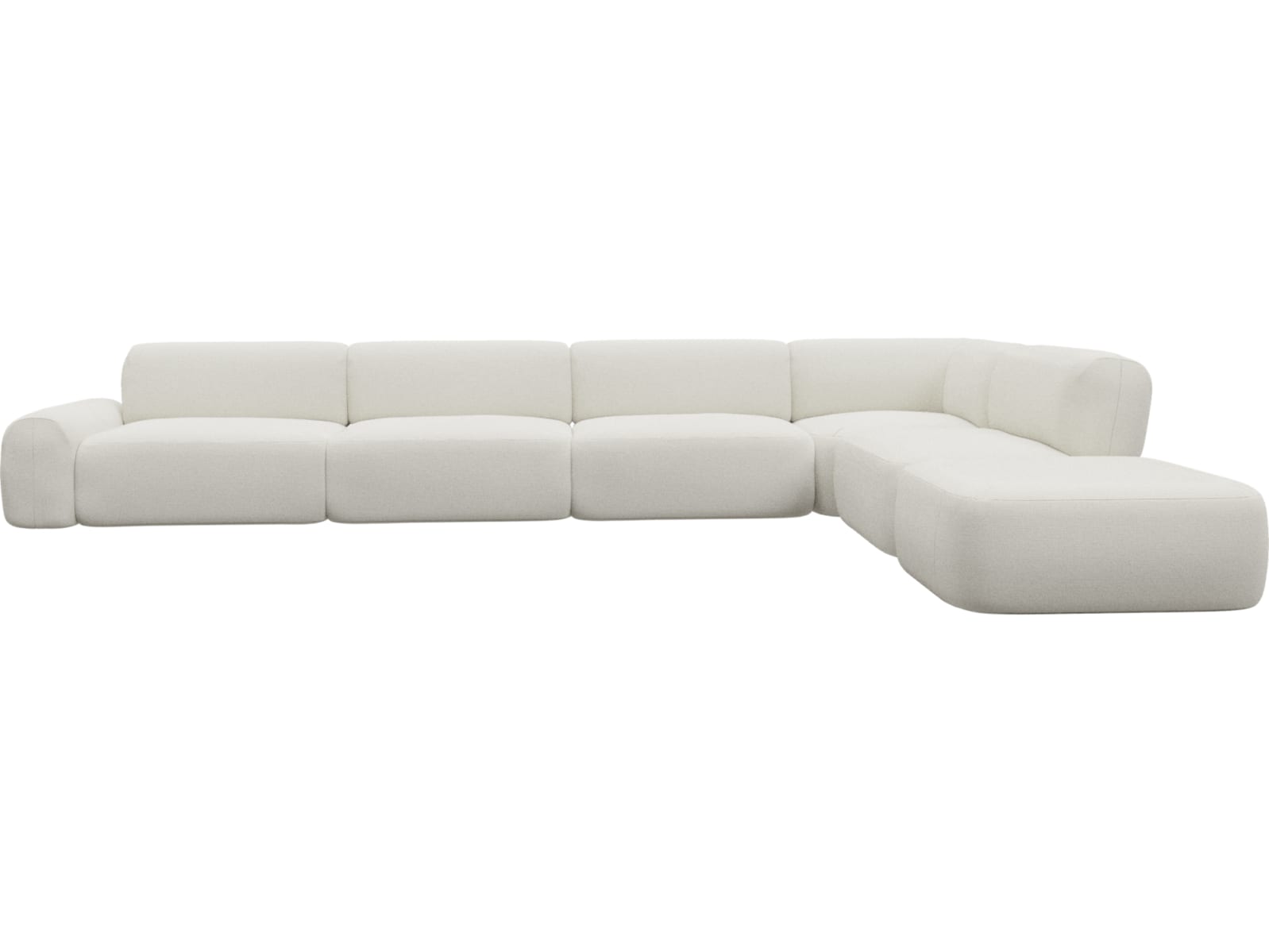 Beckett Tribute Shell Modular Sofa - 7 Piece color Tribute Shell