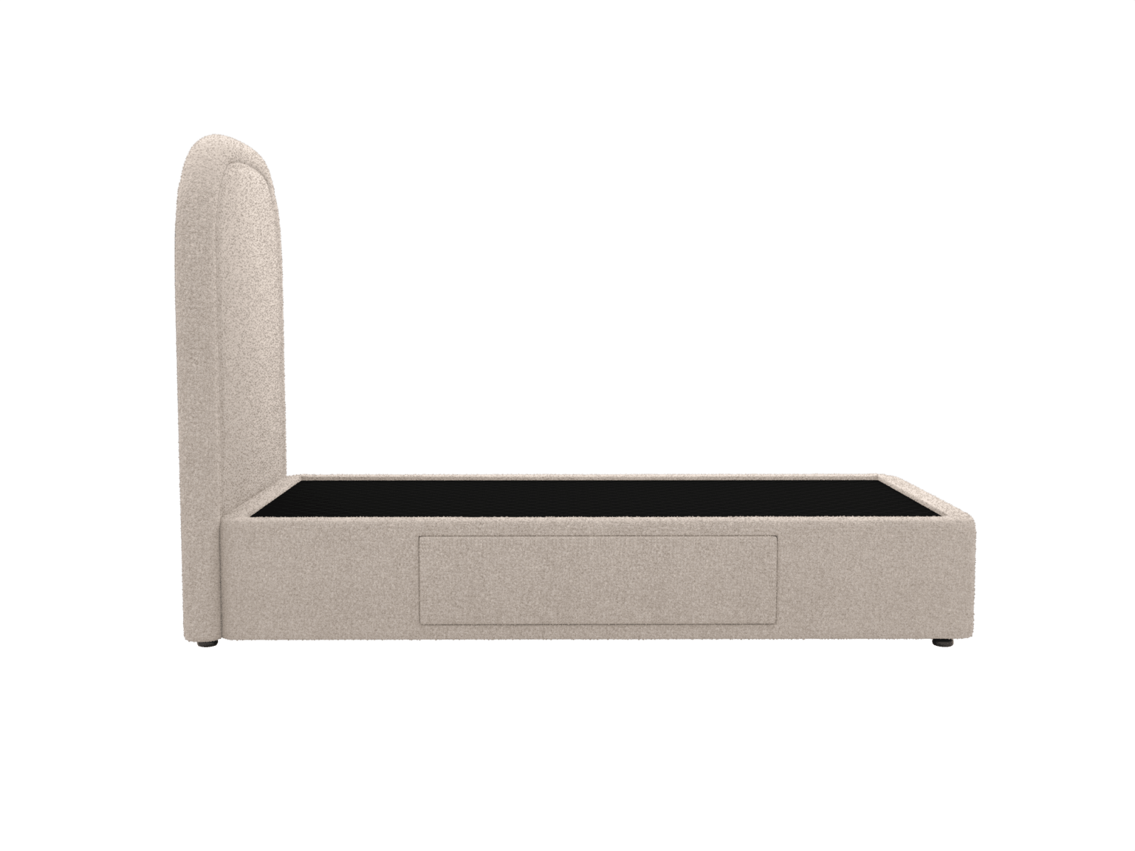 Libby Zenith Storage Drawer Kids Bed Boucle Pumice color Boucle Pumice
