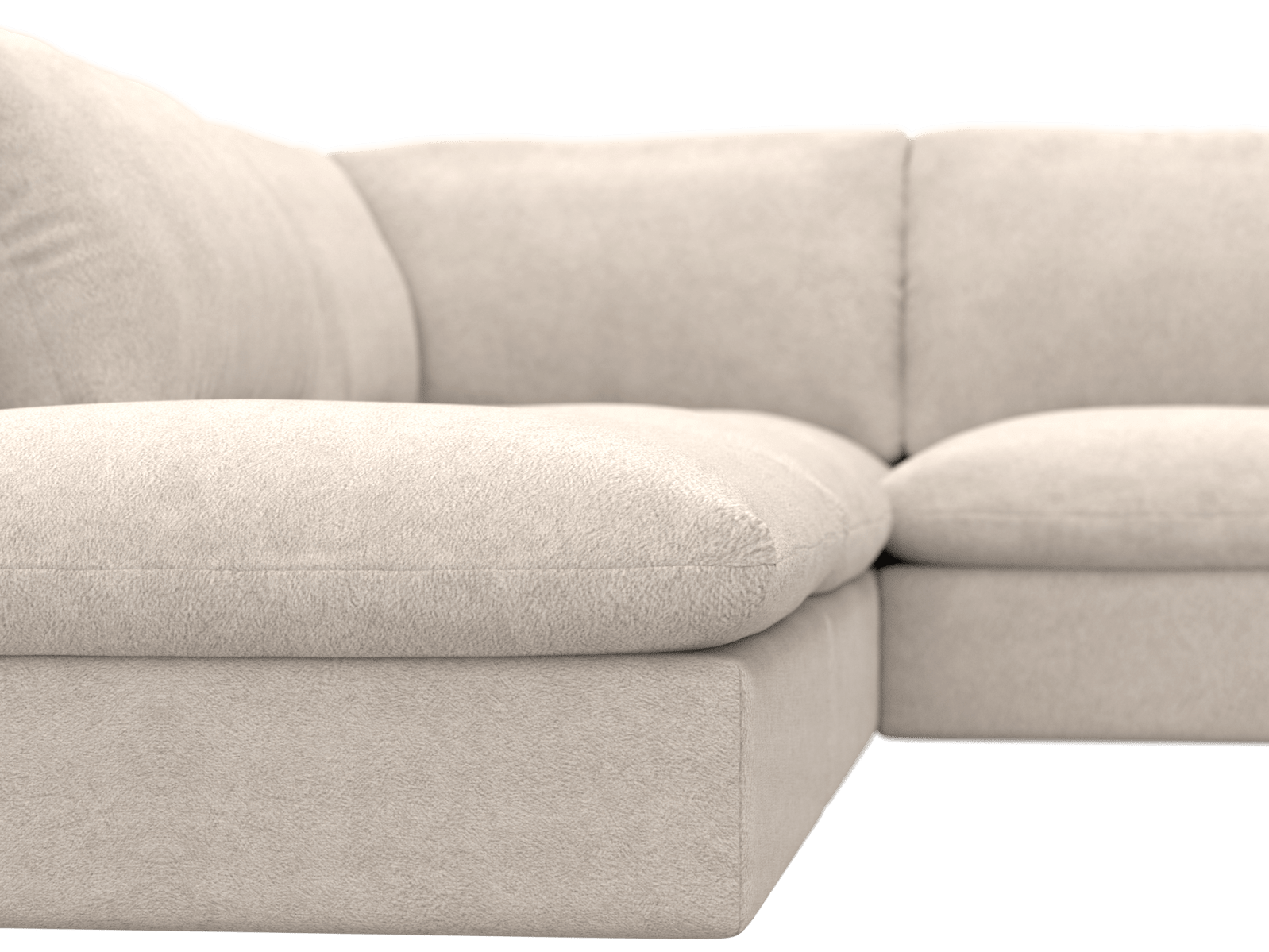 Willow Noa Desert Modular Sofa - 5 Seater LAF Terminal color Noa Desert
