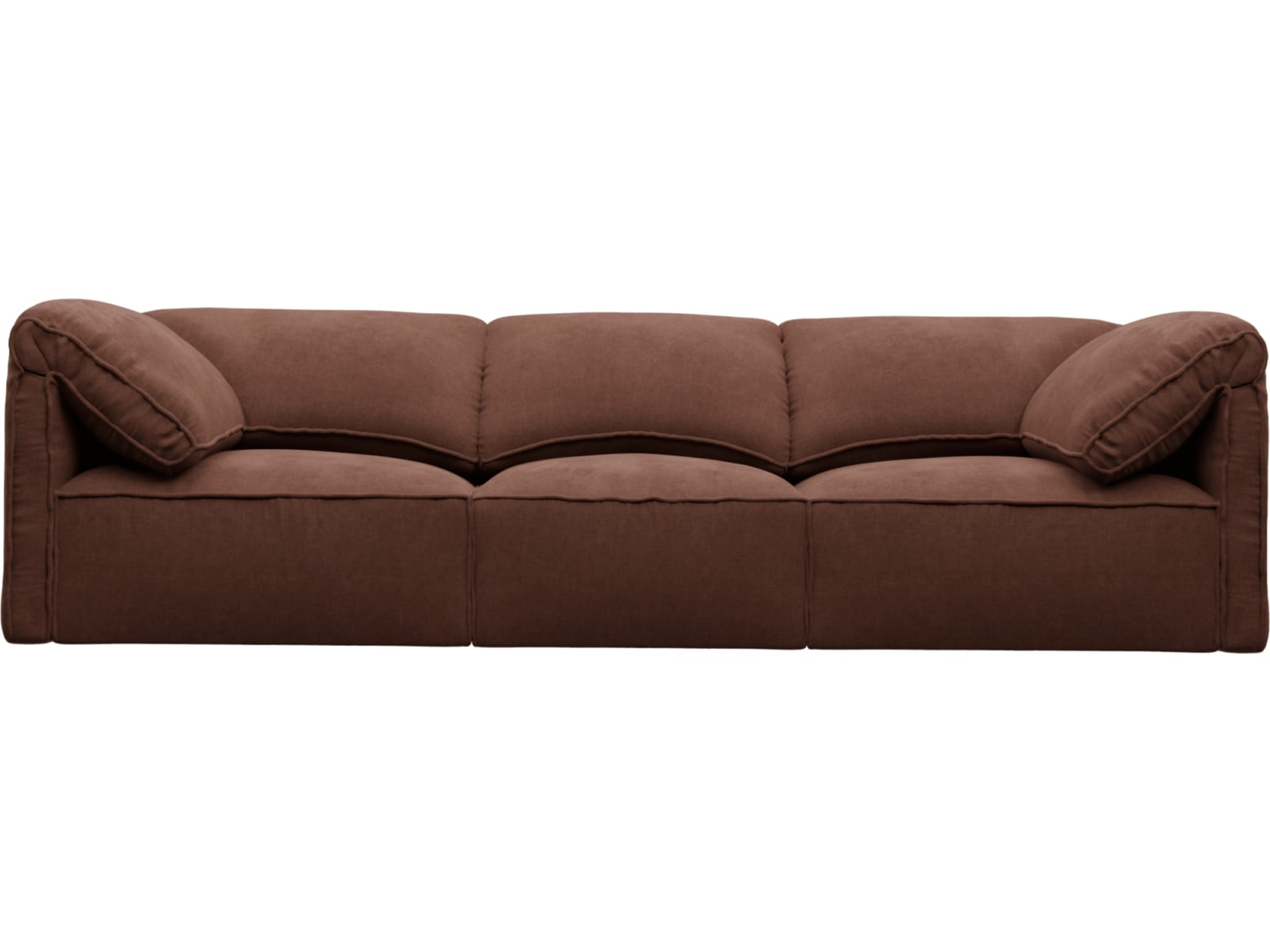 Kai Muse Rust Modular Sofa - 3 Seater color Muse Rust