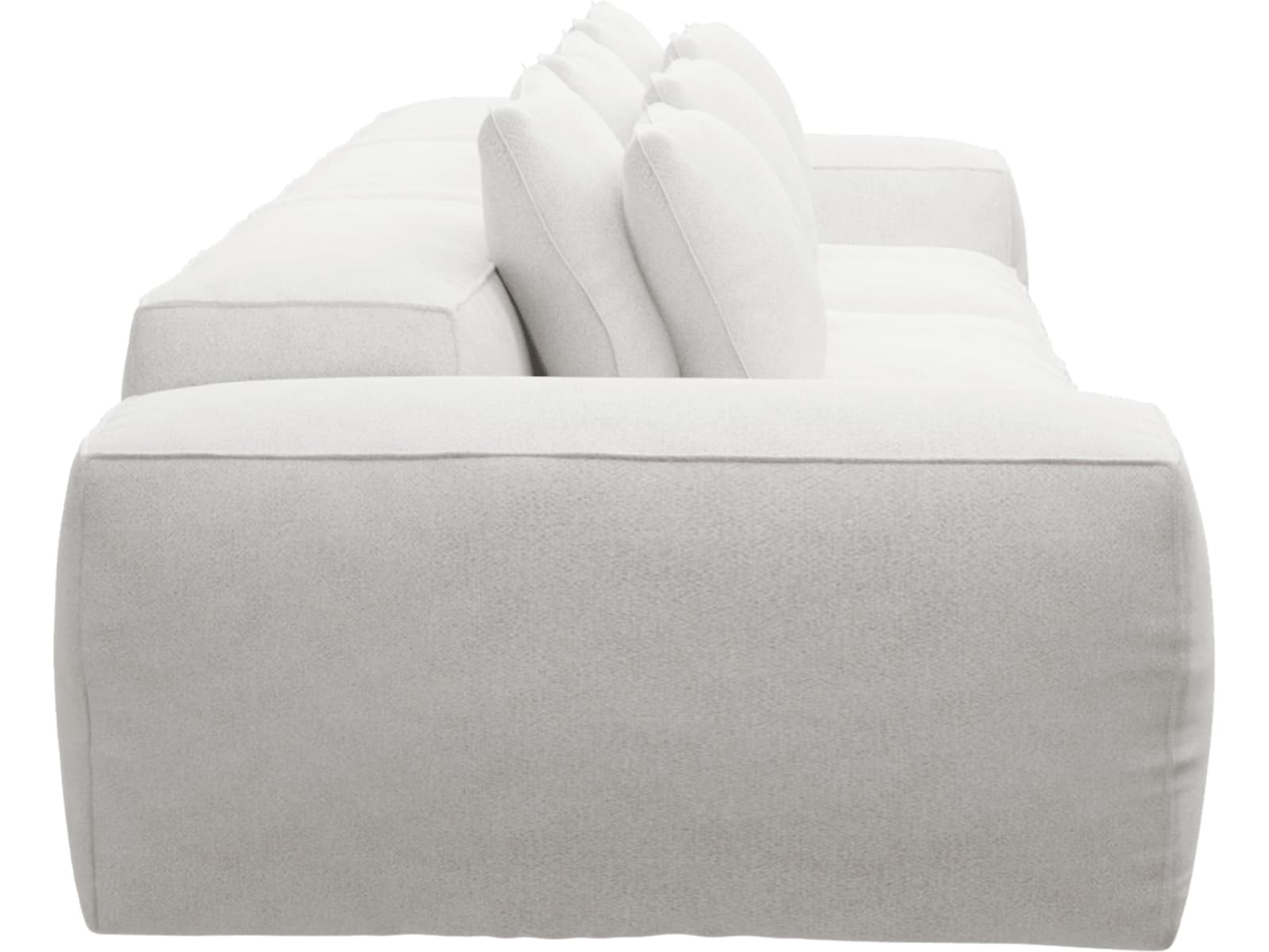 Riley Noa Fog Modular Sofa - 3 Seater color Noa Fog