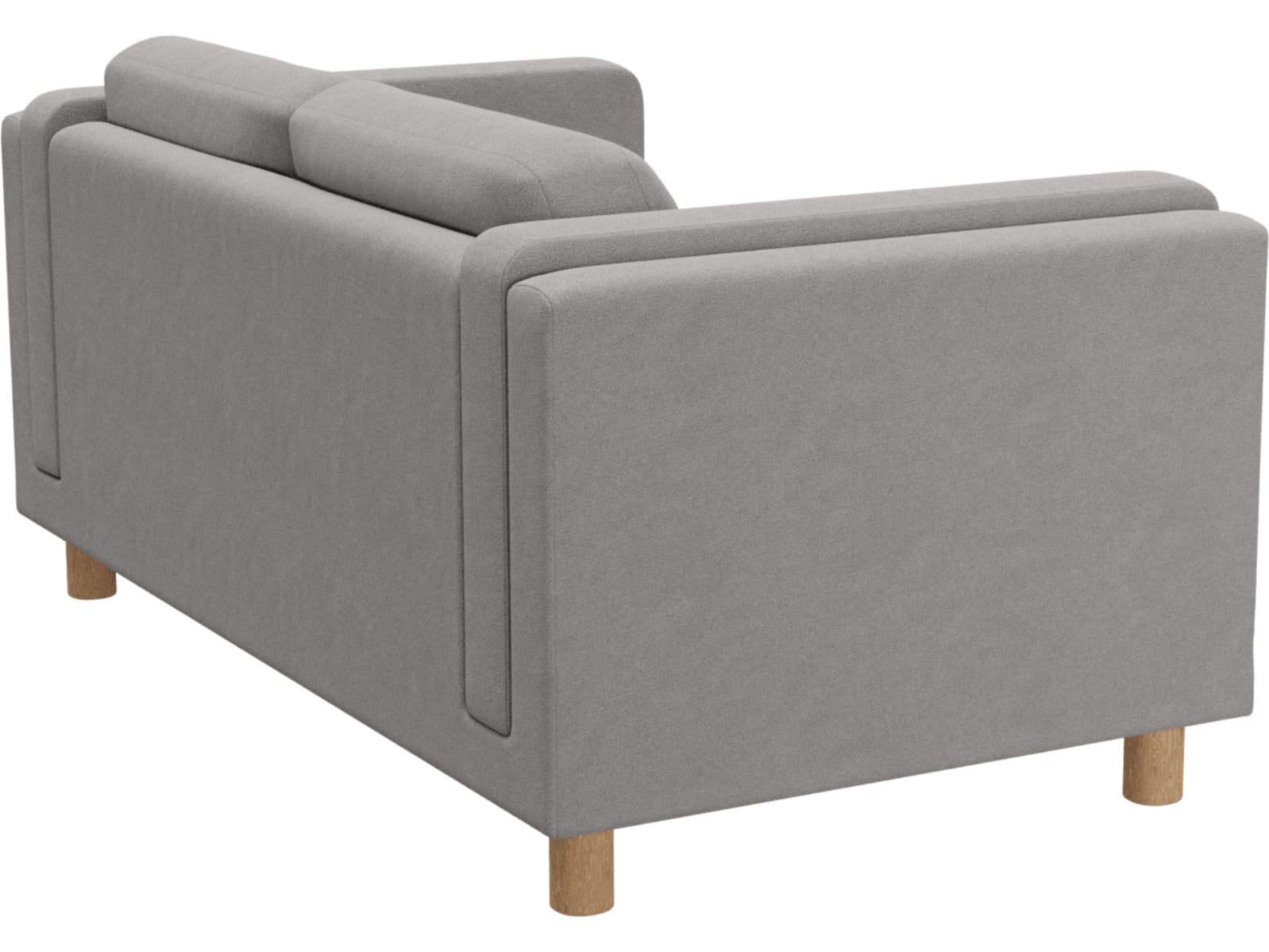Hayes View Steel Sofa - 2 Seater color View Steel