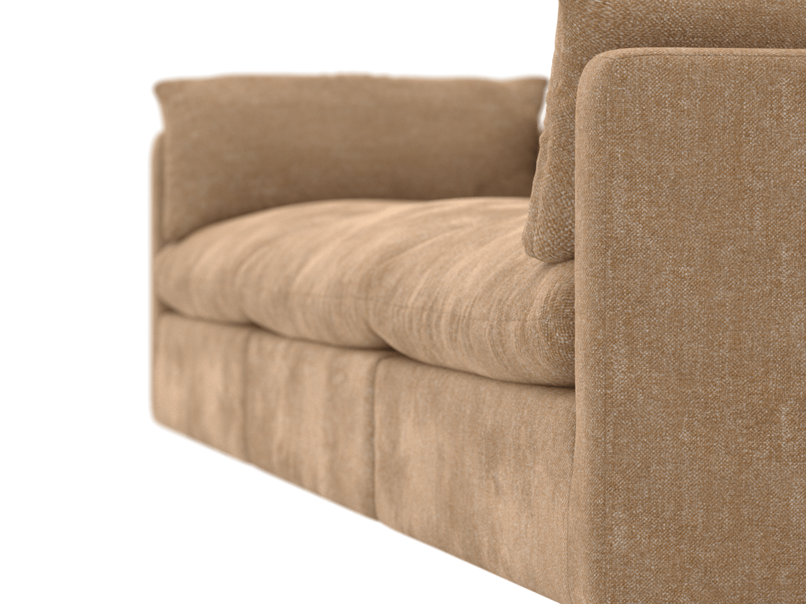 Willow Avon Honey Modular Sofa - 3 Seater color Avon Honey