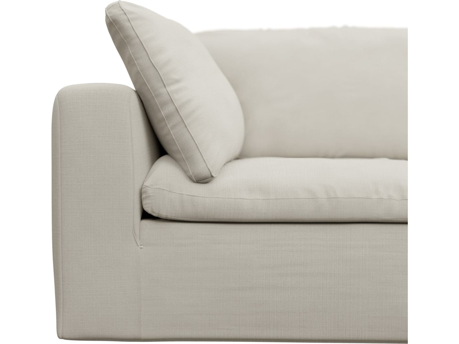 Cloud Deep Toorak Pearl Modular Sofa - 4 Piece color Toorak Pearl