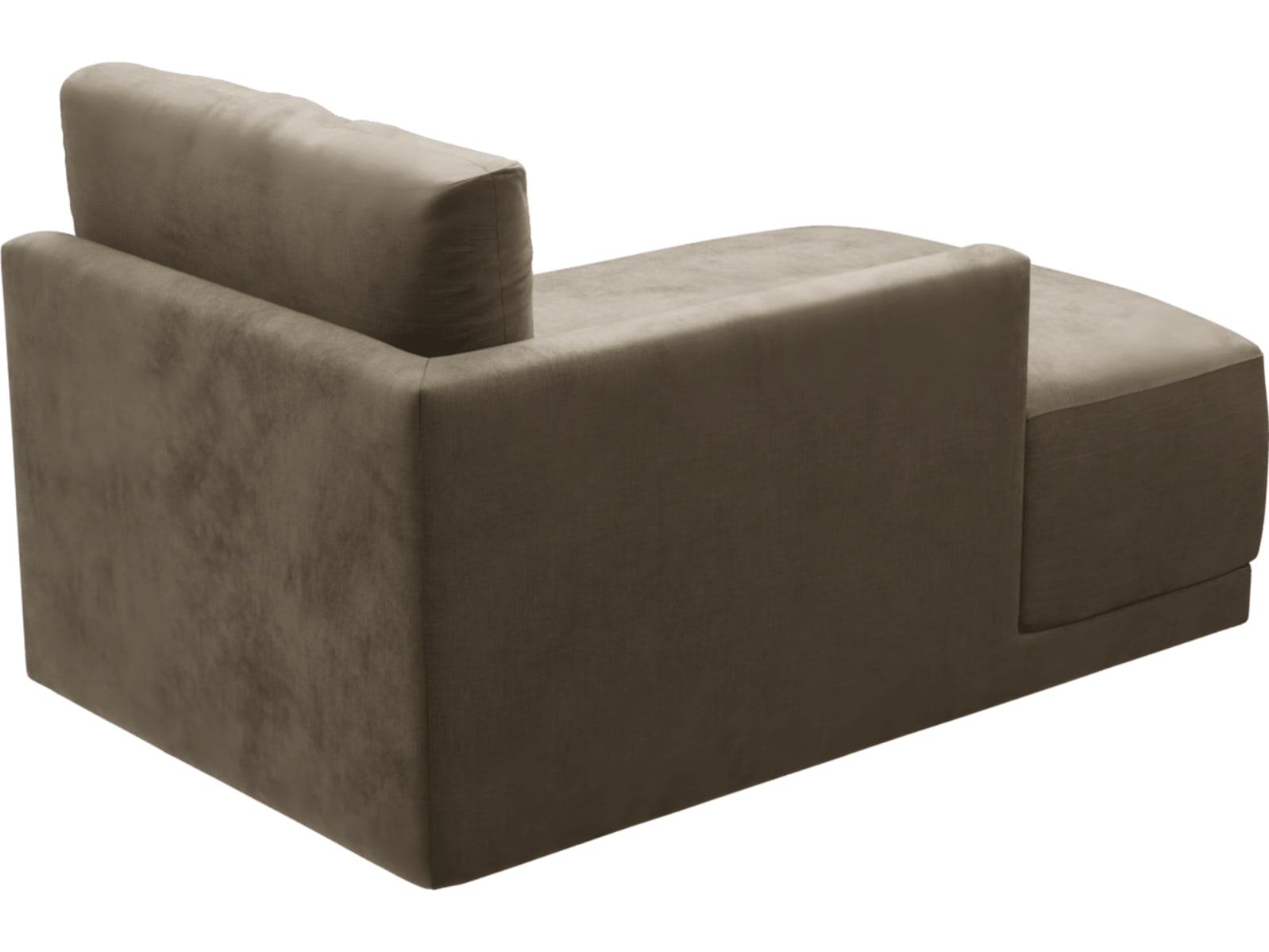 Haven Tribute Walnut Left Arm Facing Chaise Module color Tribute Walnut