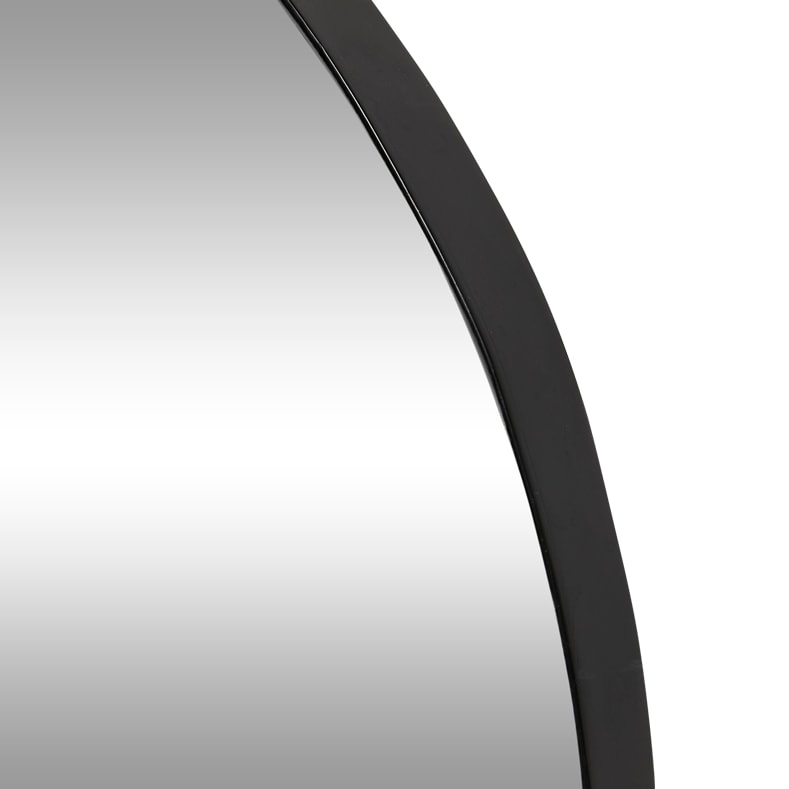 Fenn Wall Mirror Black - 60cm x 90cm color Black