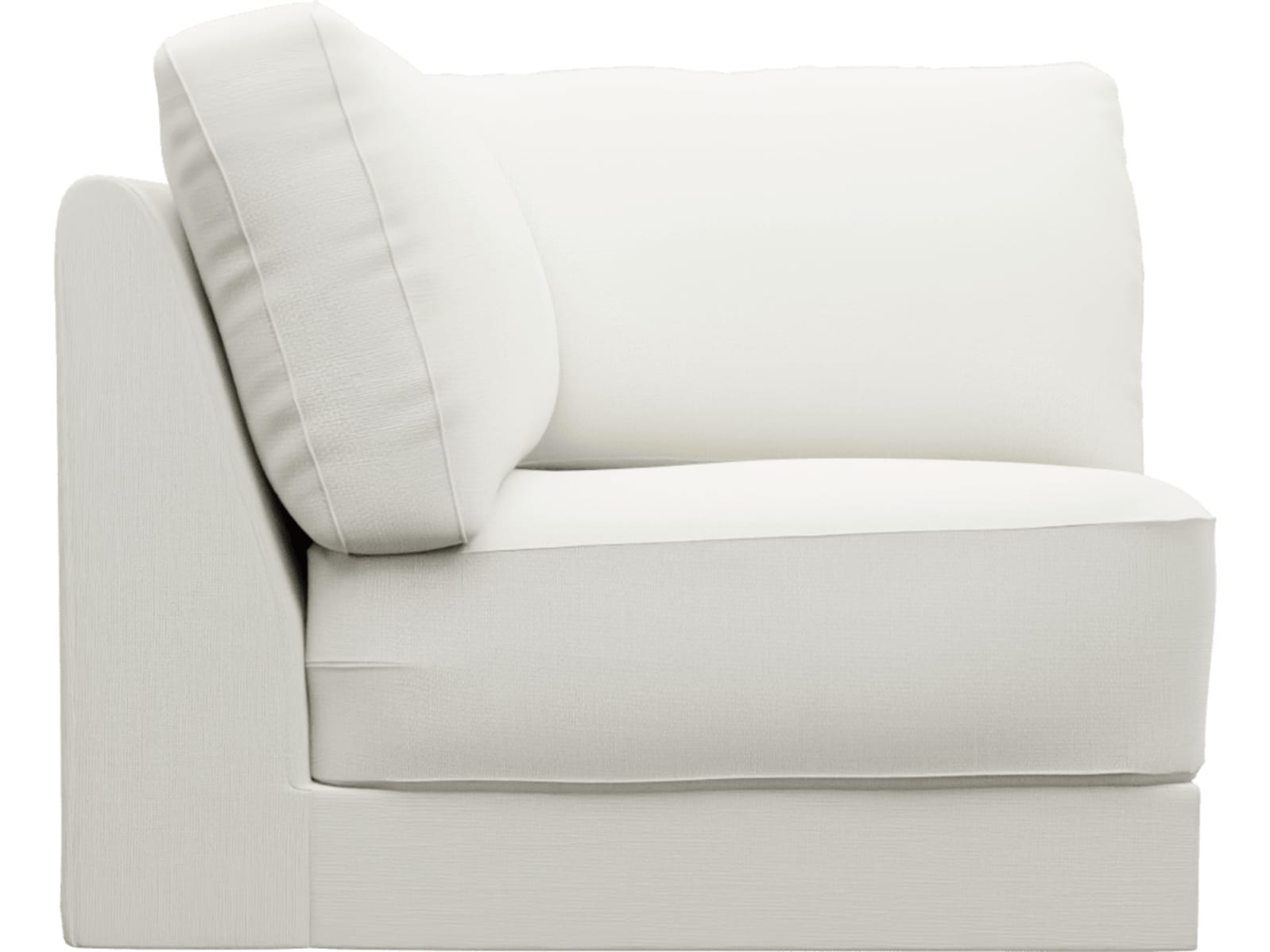 Monica Tribute Shell Corner Sofa Chair Module color Tribute Shell
