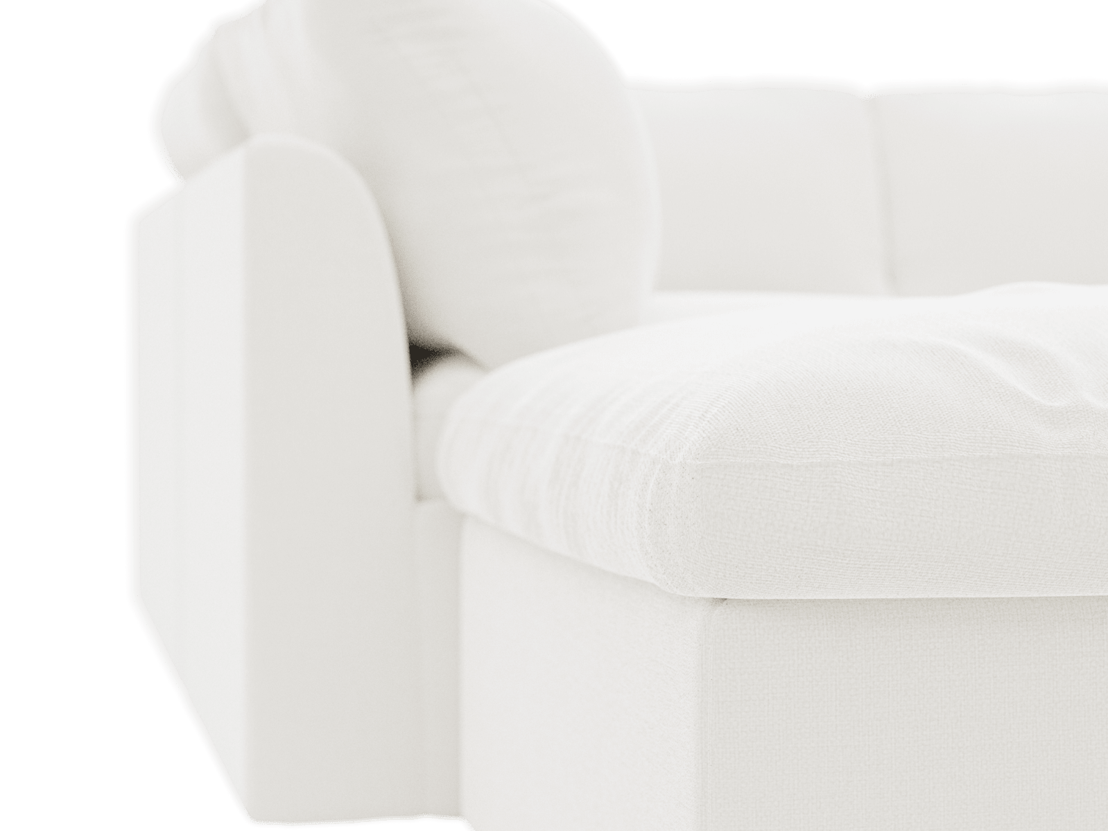 Retreat Tribute Ice Modular Sofa - 6 Seater LAF Terminal color Tribute Ice