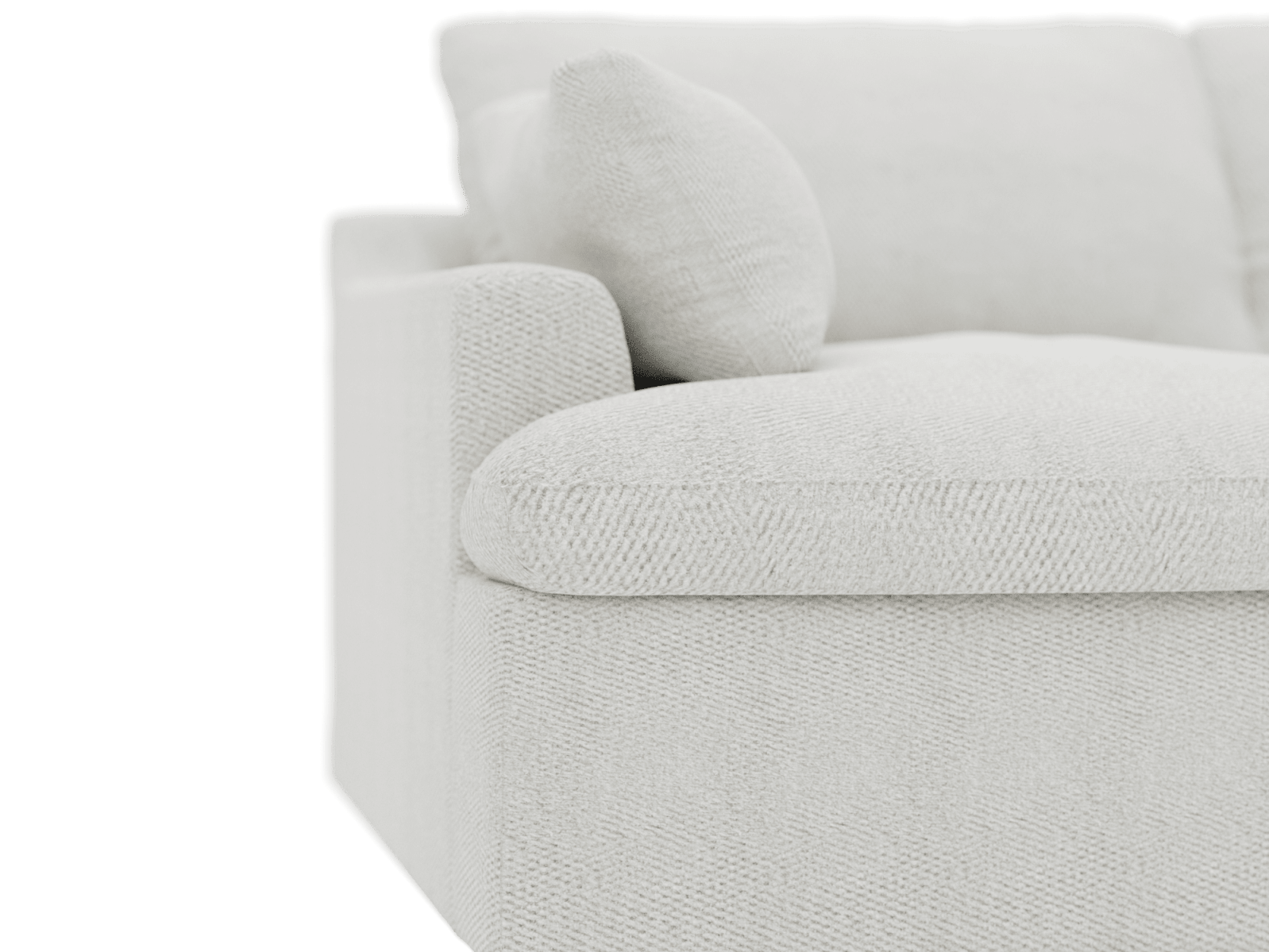 Retreat Kent Bisque Modular Sofa - 3 Piece color Kent Bisque