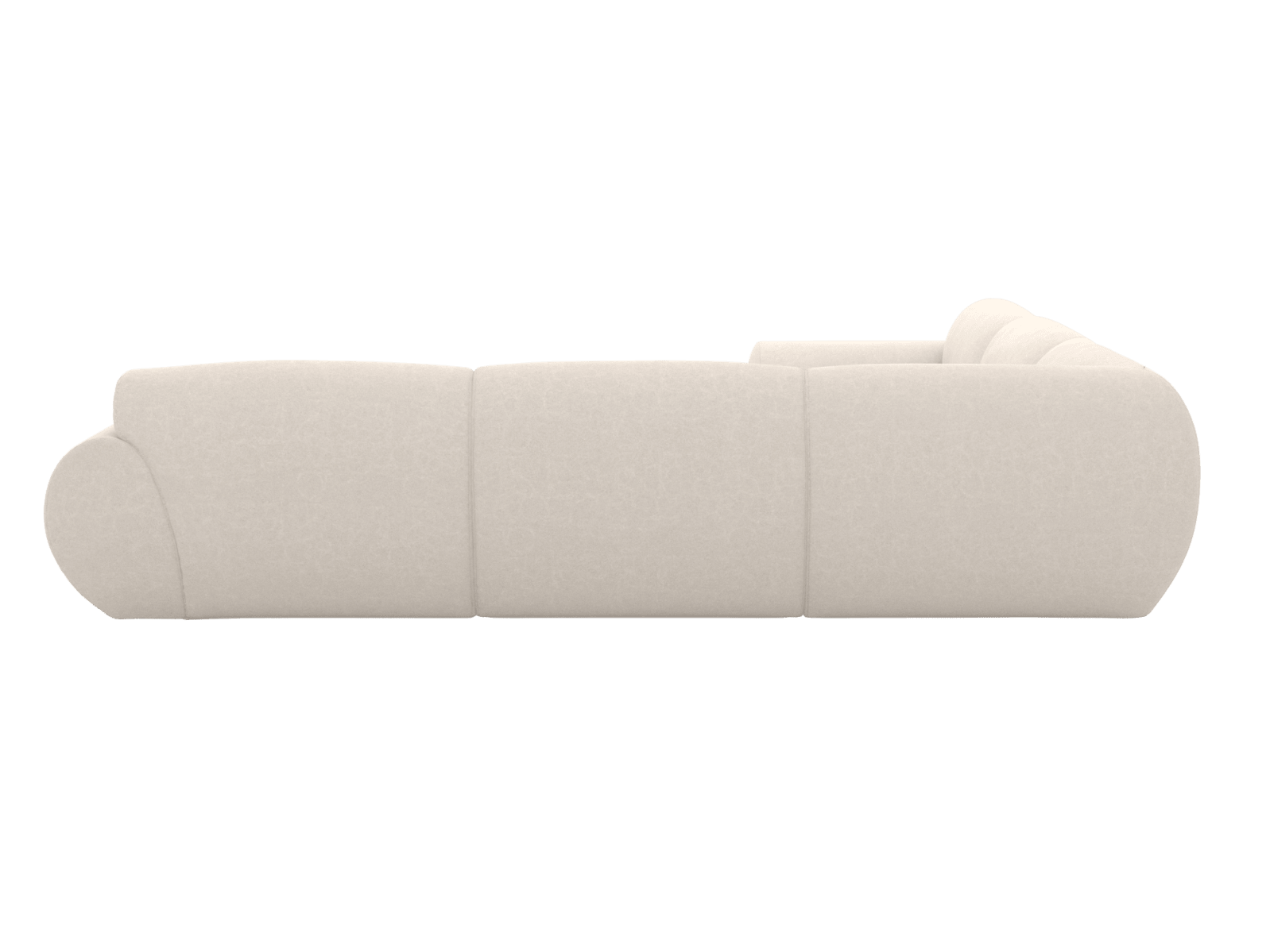 Malmo View Cream Corner Sofa - 5 Seater color View Cream