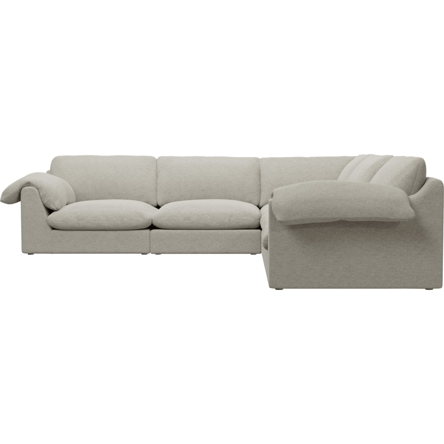 Ludlow Noa Desert Corner Sofa - 5 Seater color Noa Desert