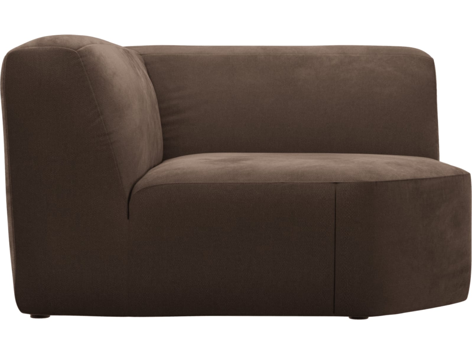 Copenhagen Muse Chocolate Wedge Corner Chair Sofa Module color Muse Chocolate