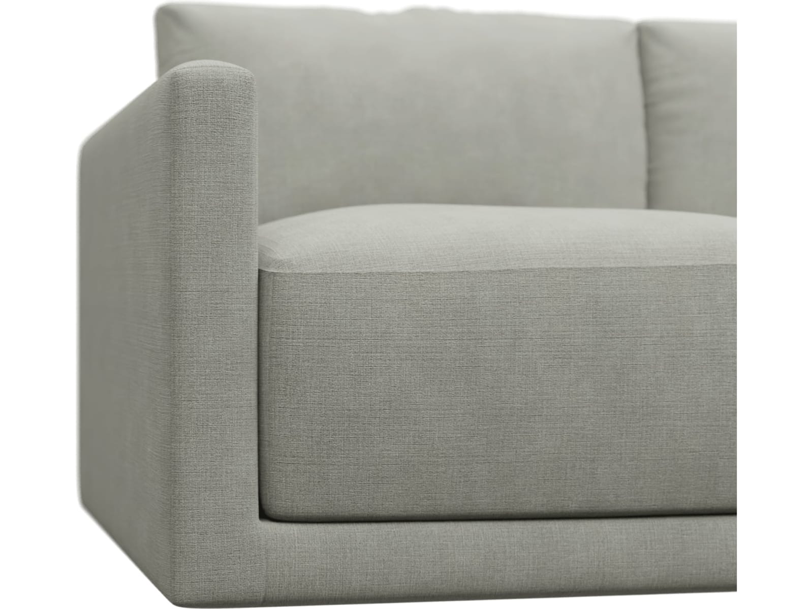 Haven Toorak Pebble Sofa - 2.5 Seater color Toorak Pebble