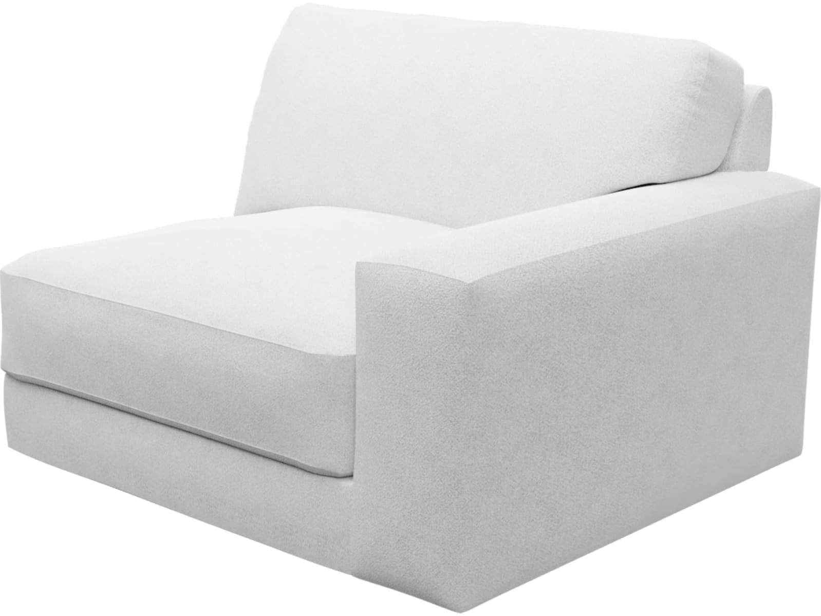 Monica Noa Fog Right Arm Facing Chair Module color Noa Fog