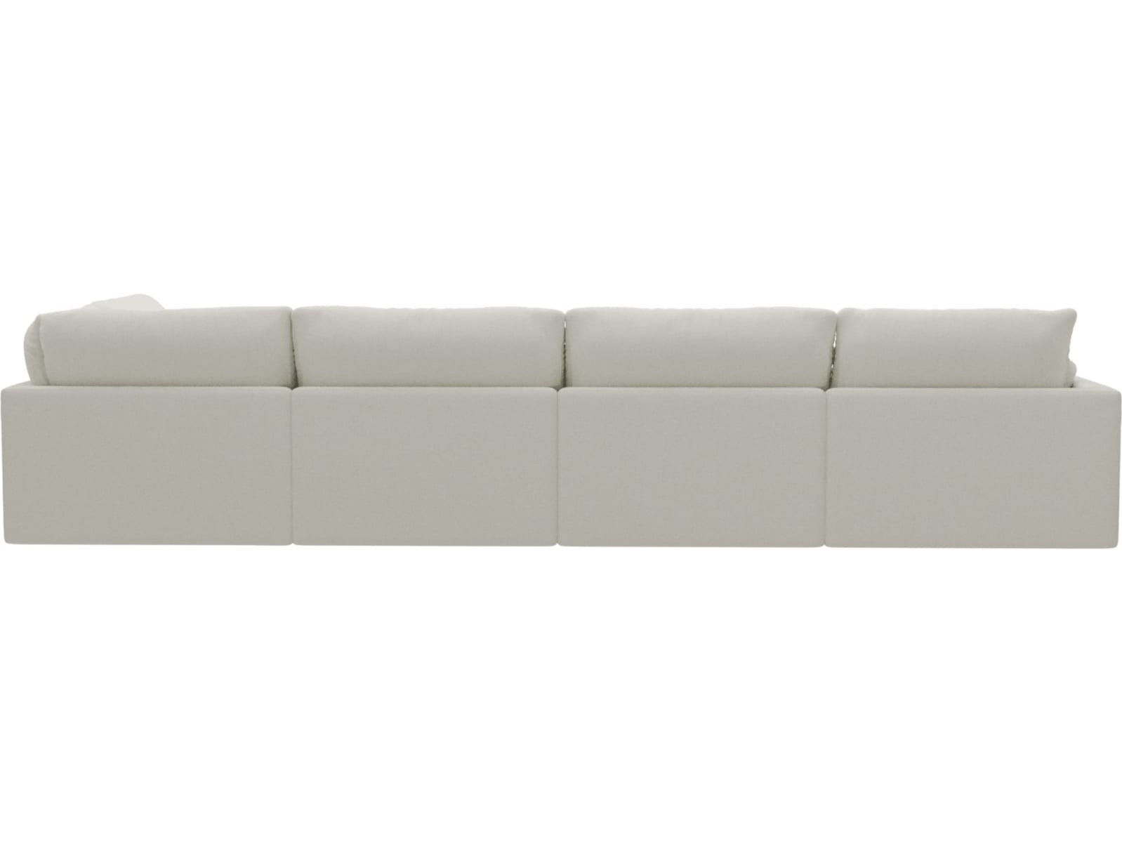 Willow Tribute Shell Modular Sofa - 6 Seater RAF Terminal color Tribute Shell