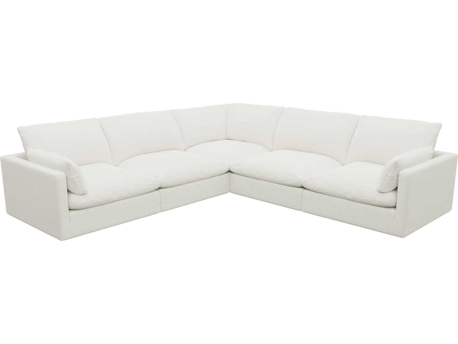 Willow Tribute Shell Corner Sofa - 5 Seater color Tribute Shell