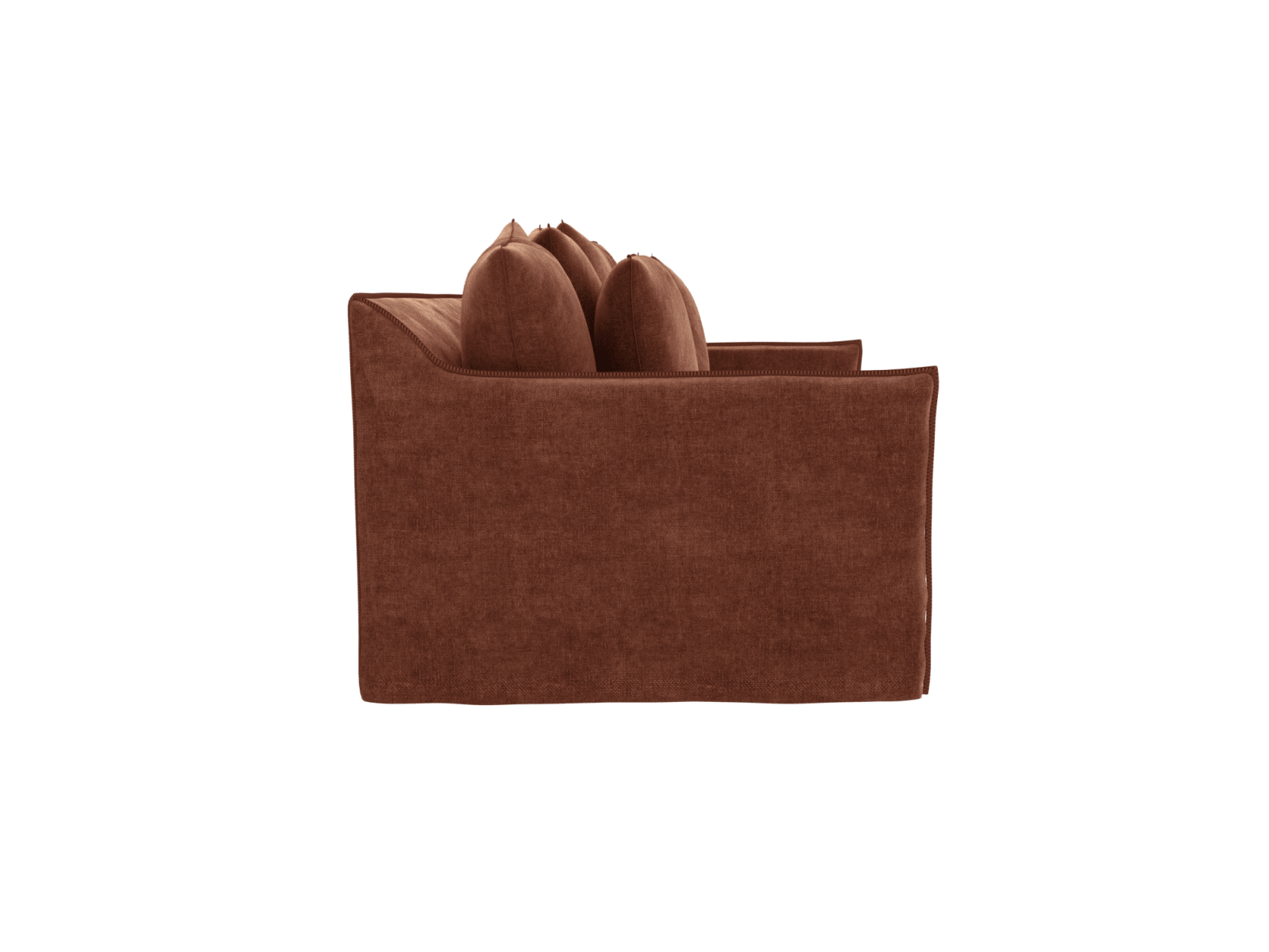 Como Muse Rust Sofa -  3 Seater color Muse Rust