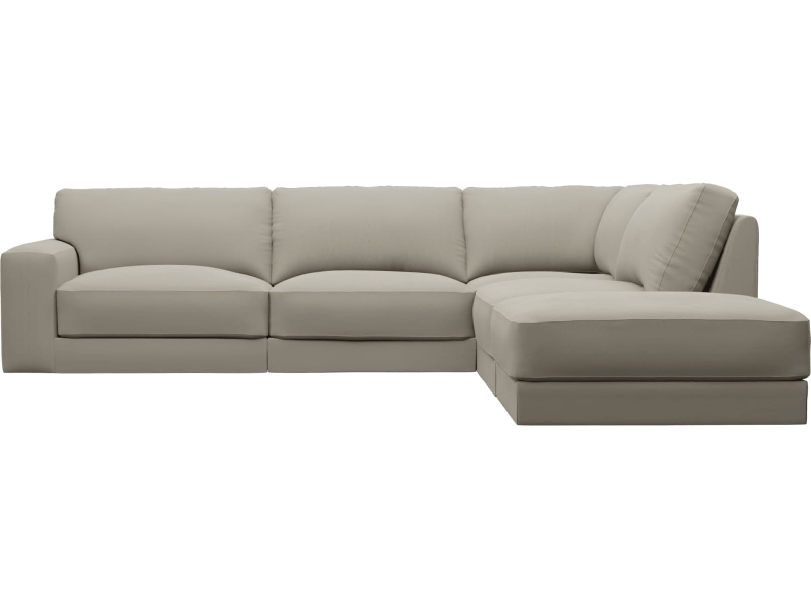 Monica Plaza Natural Sofa - 5 Seater RAF Terminal color Plaza Natural