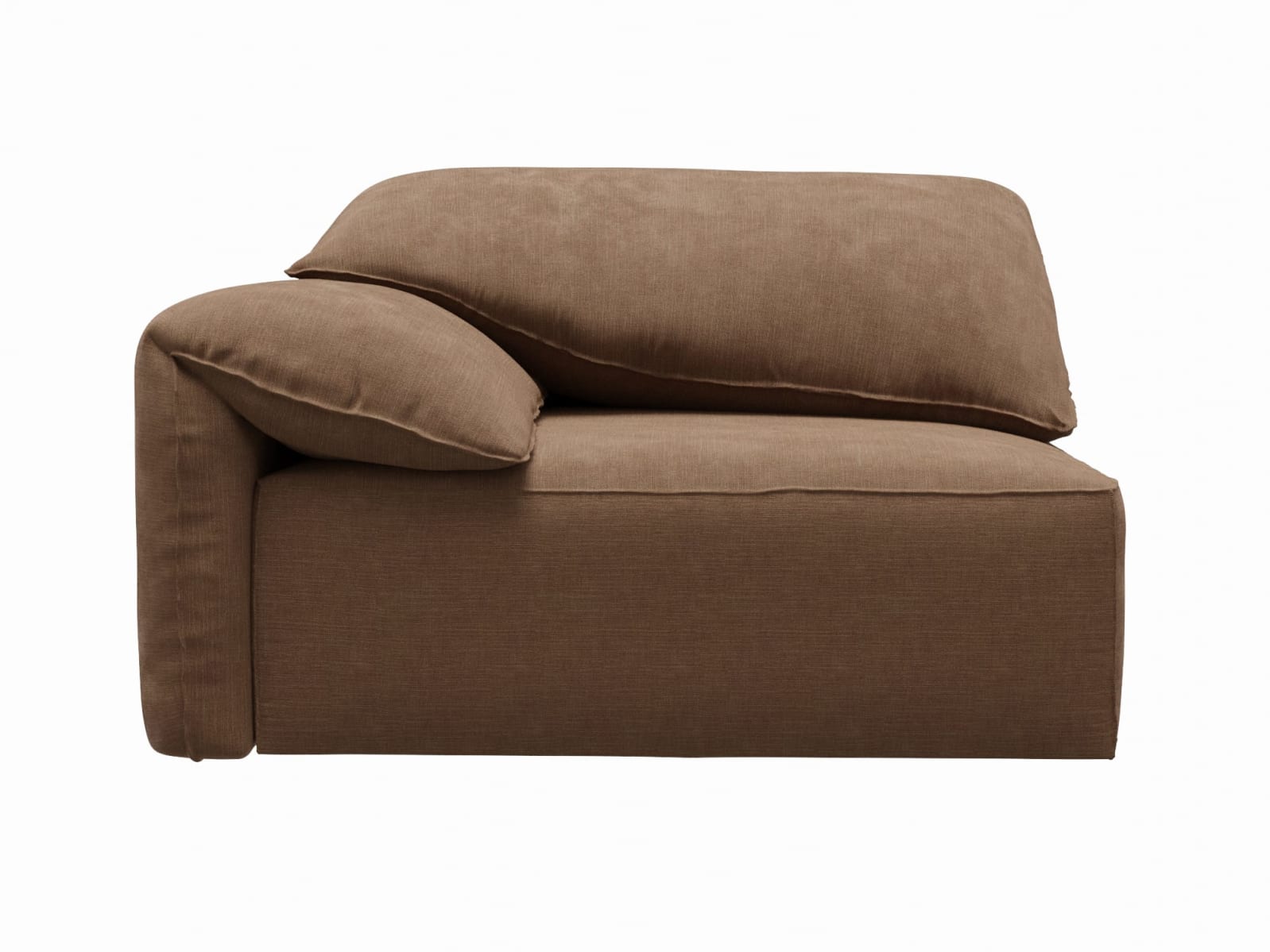 Clarence Tribute Chestnut 2 Seat Left Arm Facing Sofa Module color Tribute Chestnut